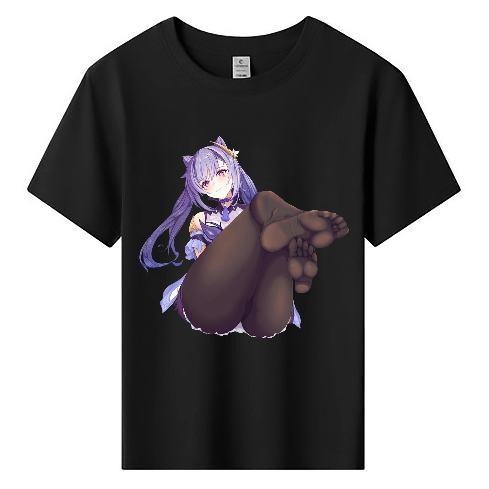 げんし神 刻晴 こくせい genshin Kokusei 綿100％キッズTシャツ（フロントプリント）