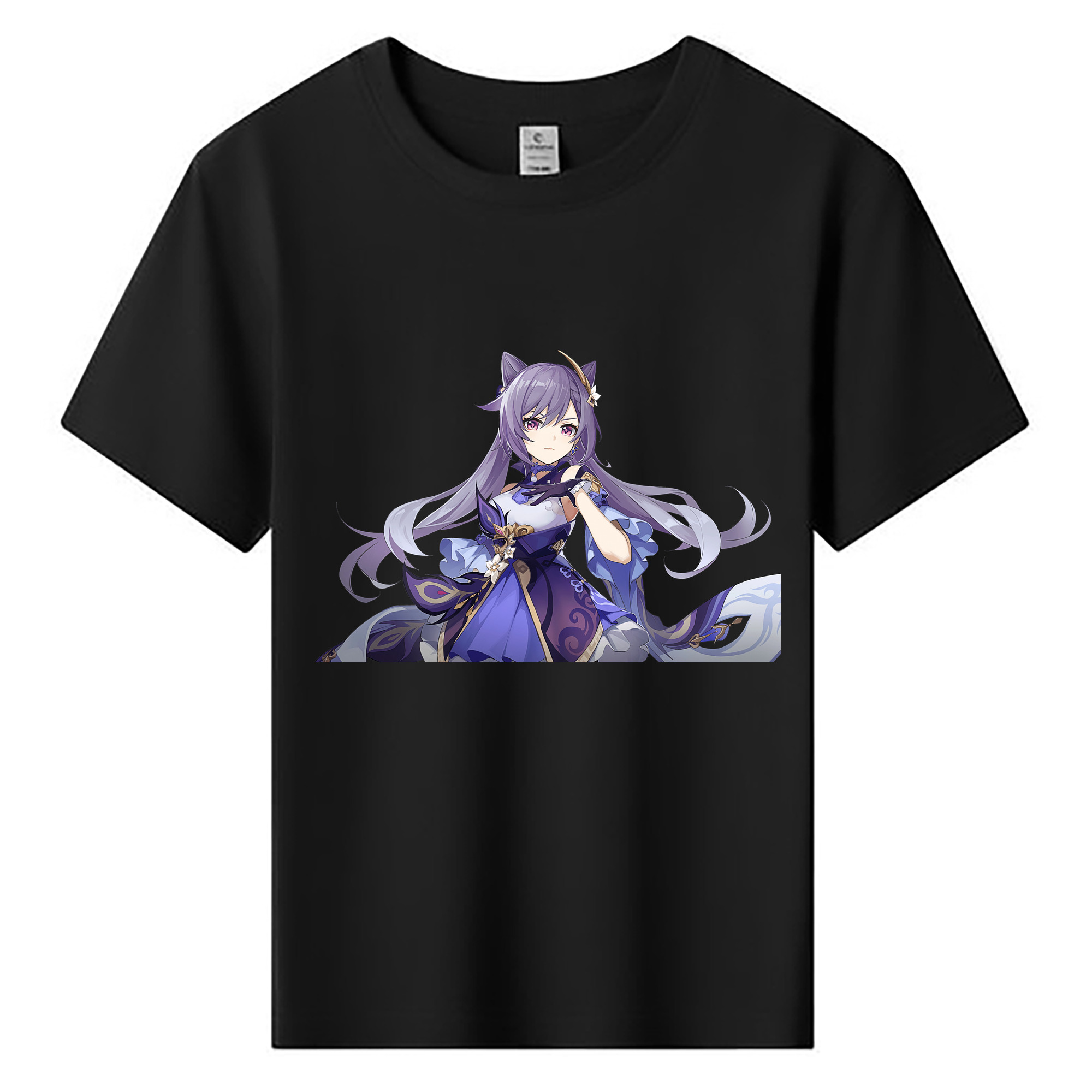 げんし神 刻晴 こくせい genshin Kokusei 綿100％キッズTシャツ（フロントプリント）