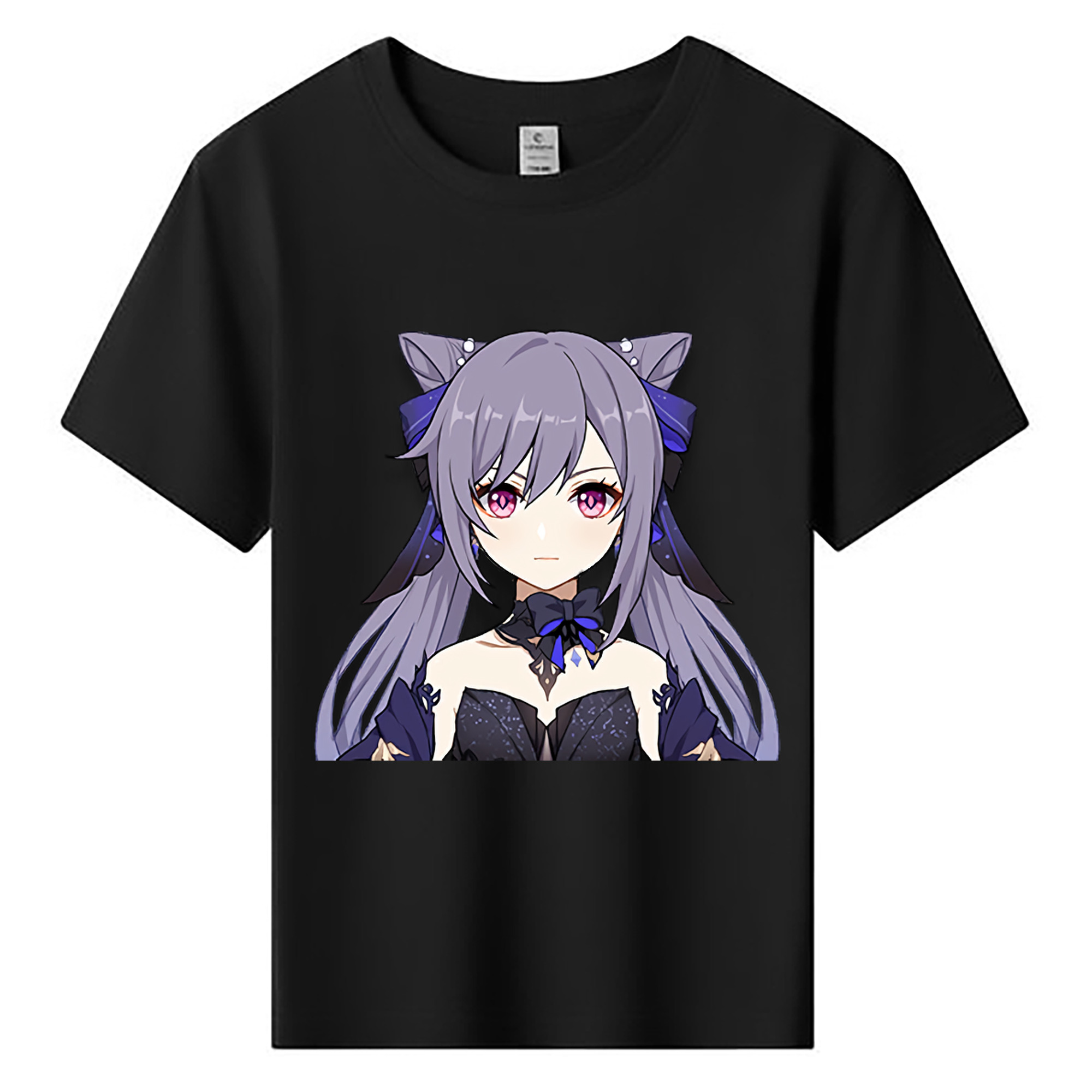 げんし神 刻晴 こくせい genshin Kokusei 綿100％キッズTシャツ（フロントプリント）