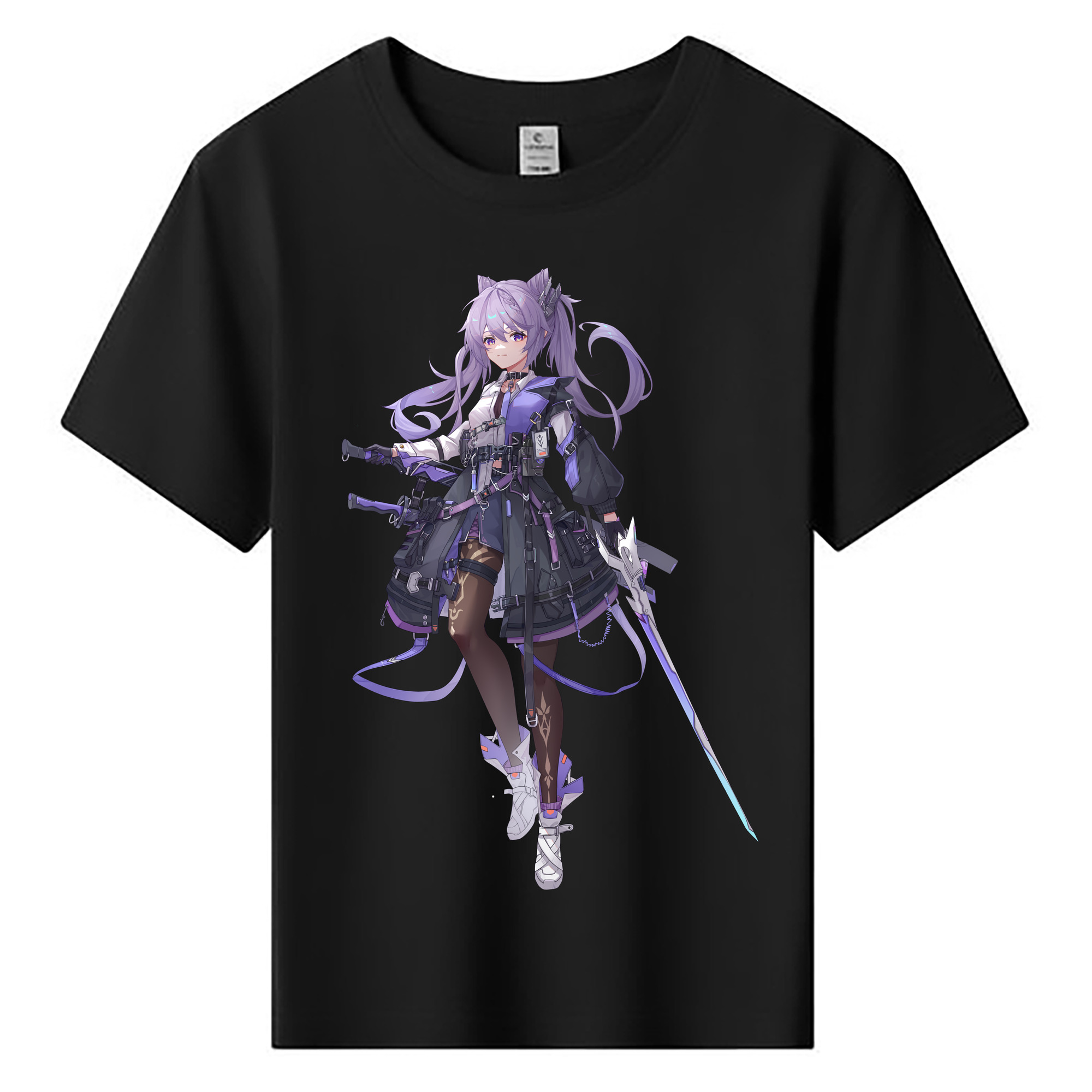 げんし神 刻晴 こくせい genshin Kokusei 綿100％キッズTシャツ（フロントプリント）