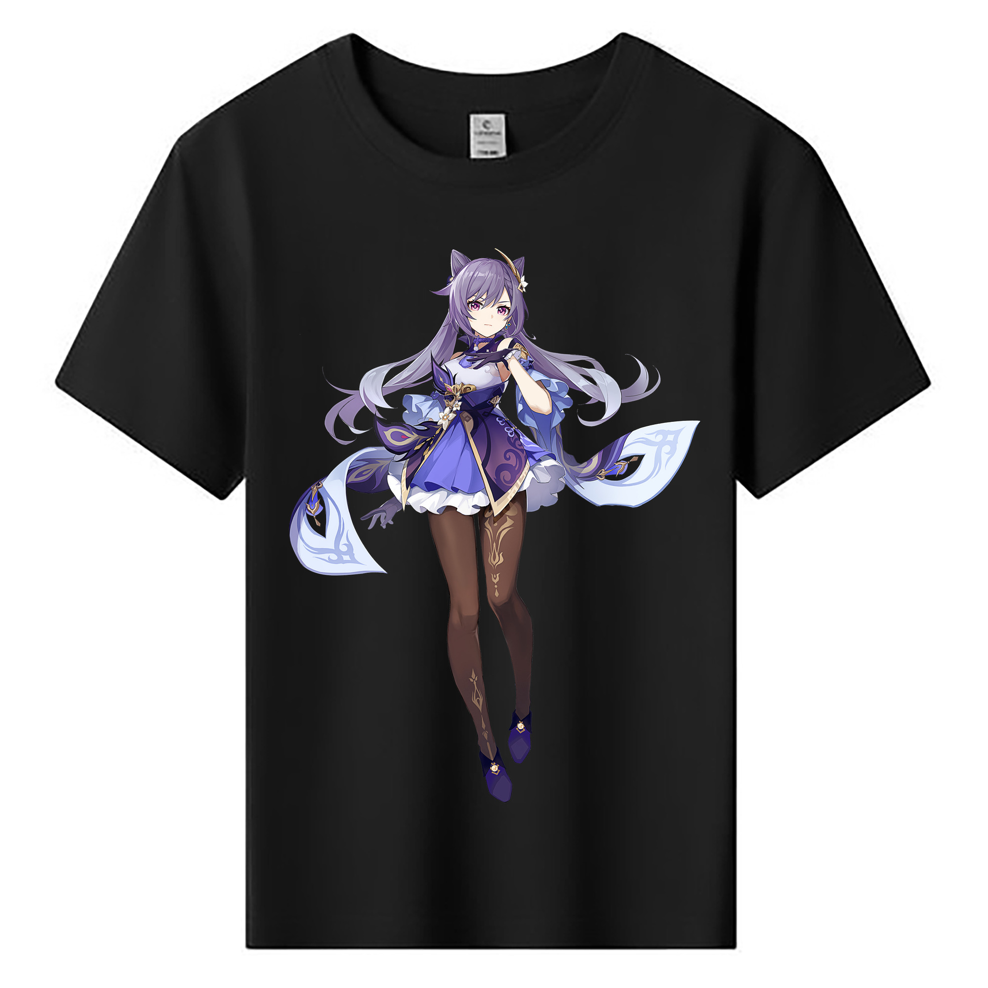 げんし神 刻晴 こくせい genshin Kokusei 綿100％キッズTシャツ（フロントプリント）