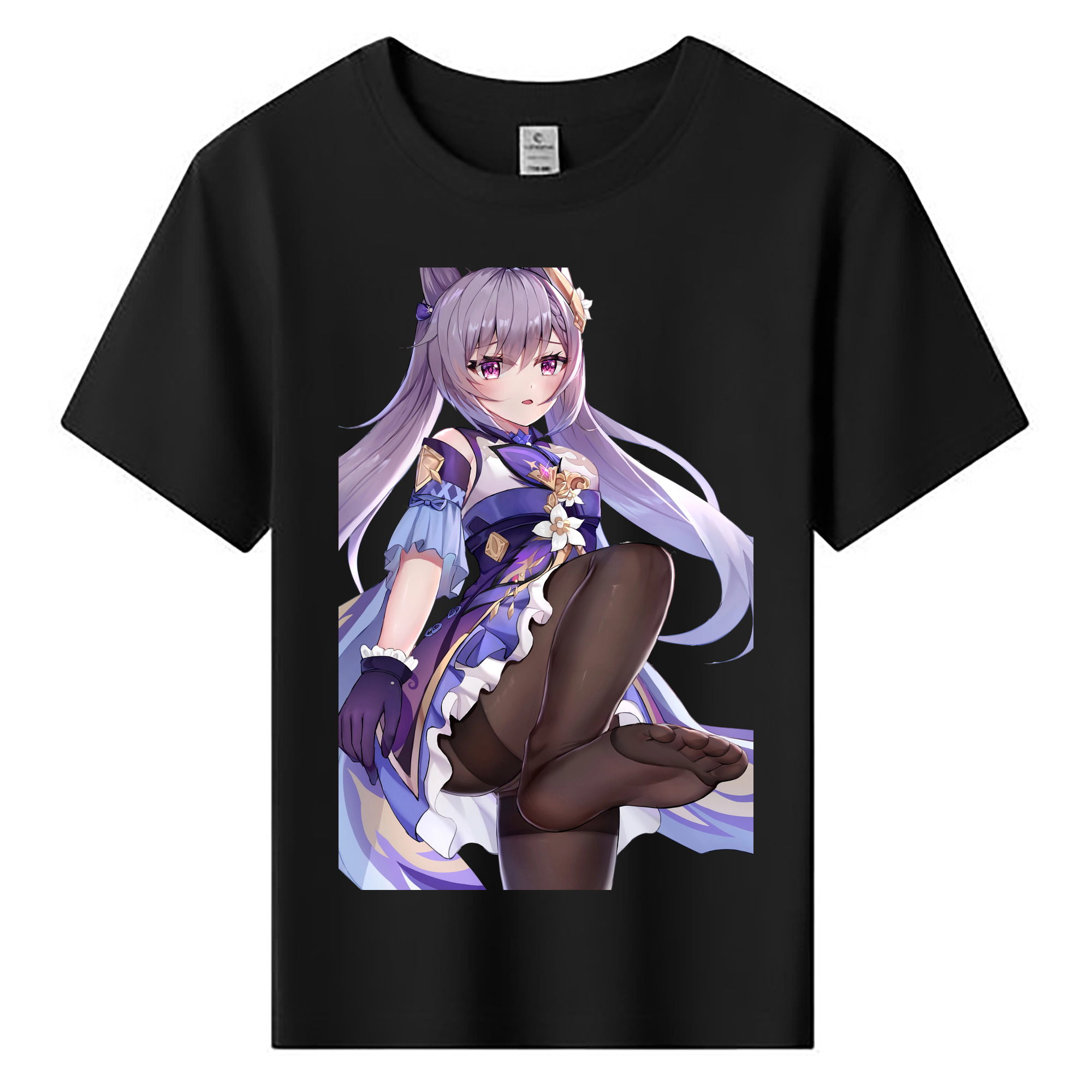げんし神 刻晴 こくせい genshin Kokusei 綿100％キッズTシャツ（フロントプリント）