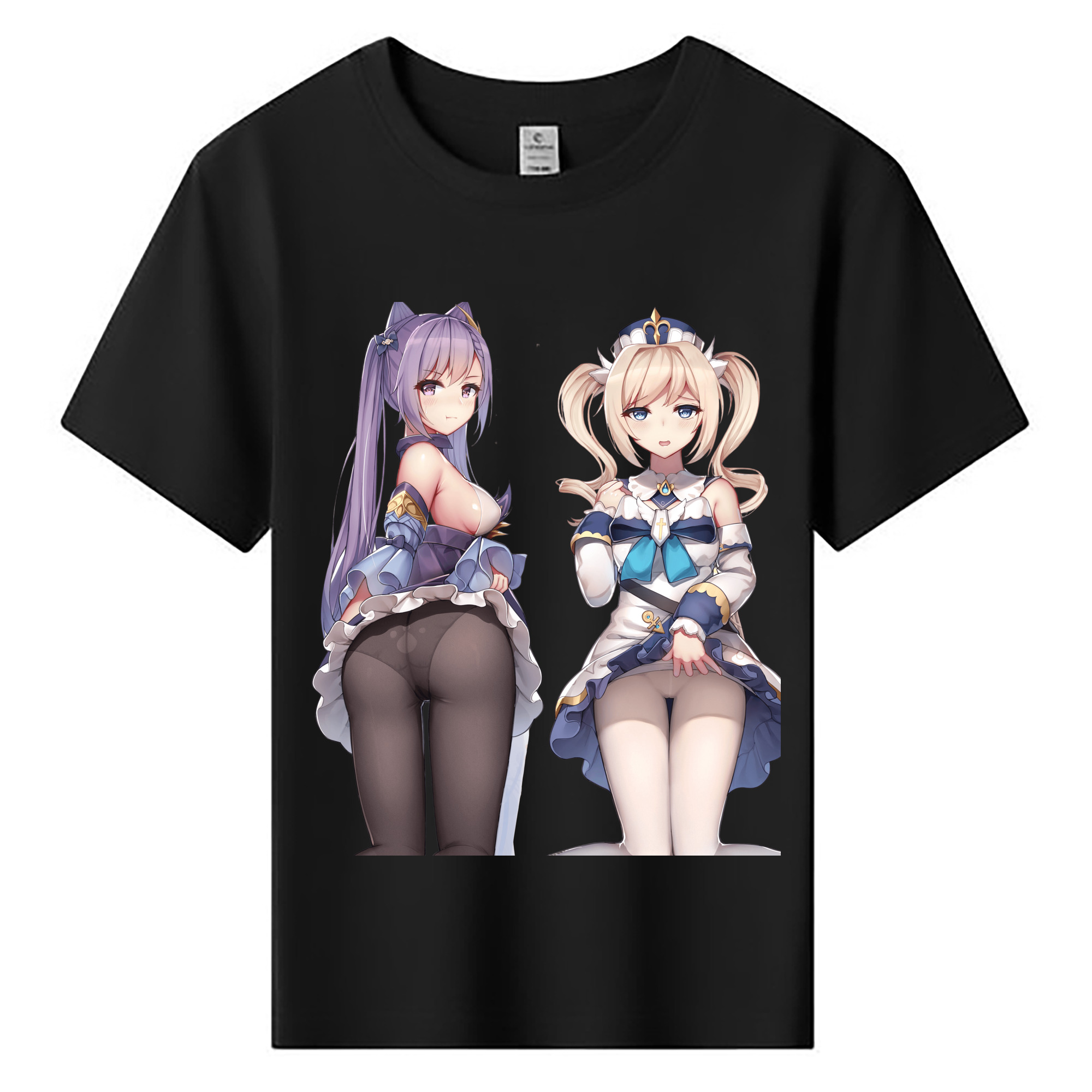 げんし神 刻晴 こくせい genshin Kokusei 綿100％キッズTシャツ（フロントプリント）