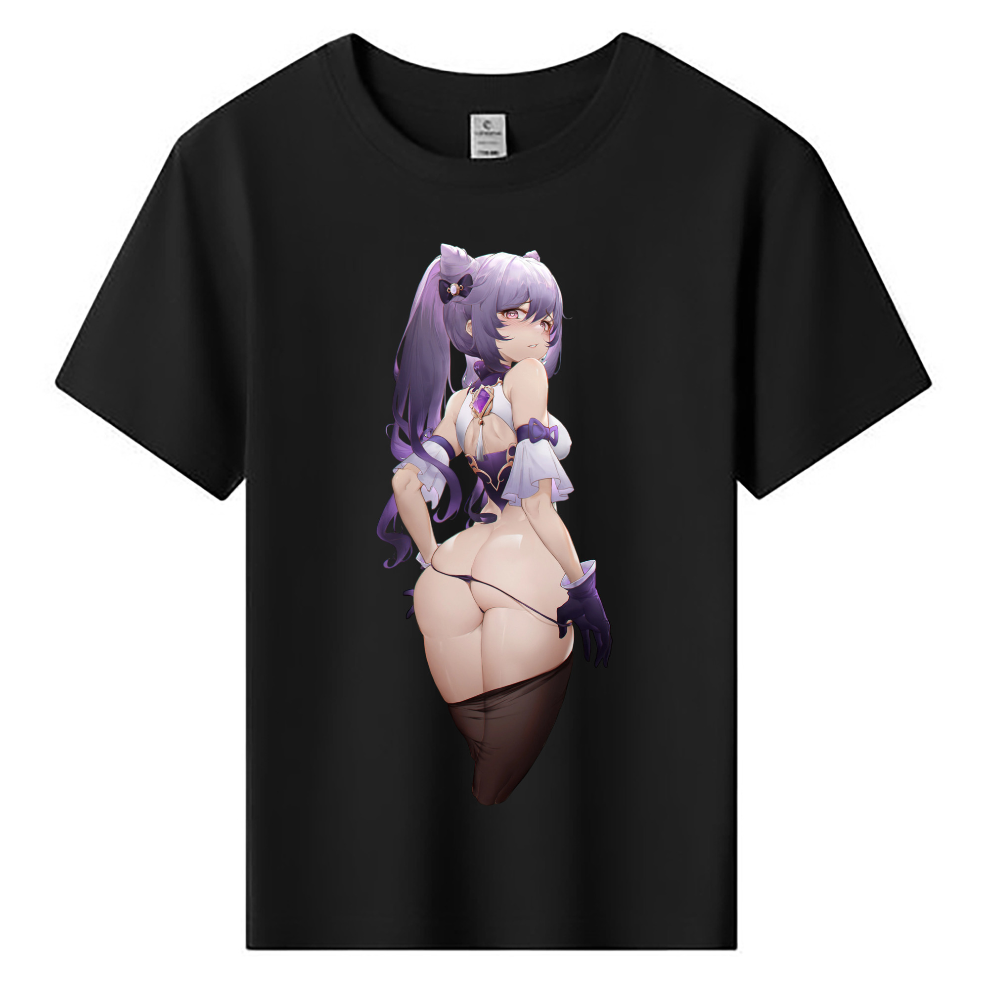 げんし神 刻晴 こくせい genshin Kokusei 綿100％キッズTシャツ（フロントプリント）