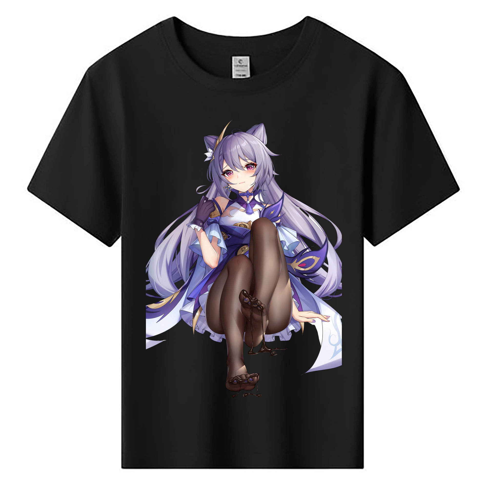 げんし神 刻晴 こくせい genshin Kokusei 綿100％キッズTシャツ（フロントプリント）