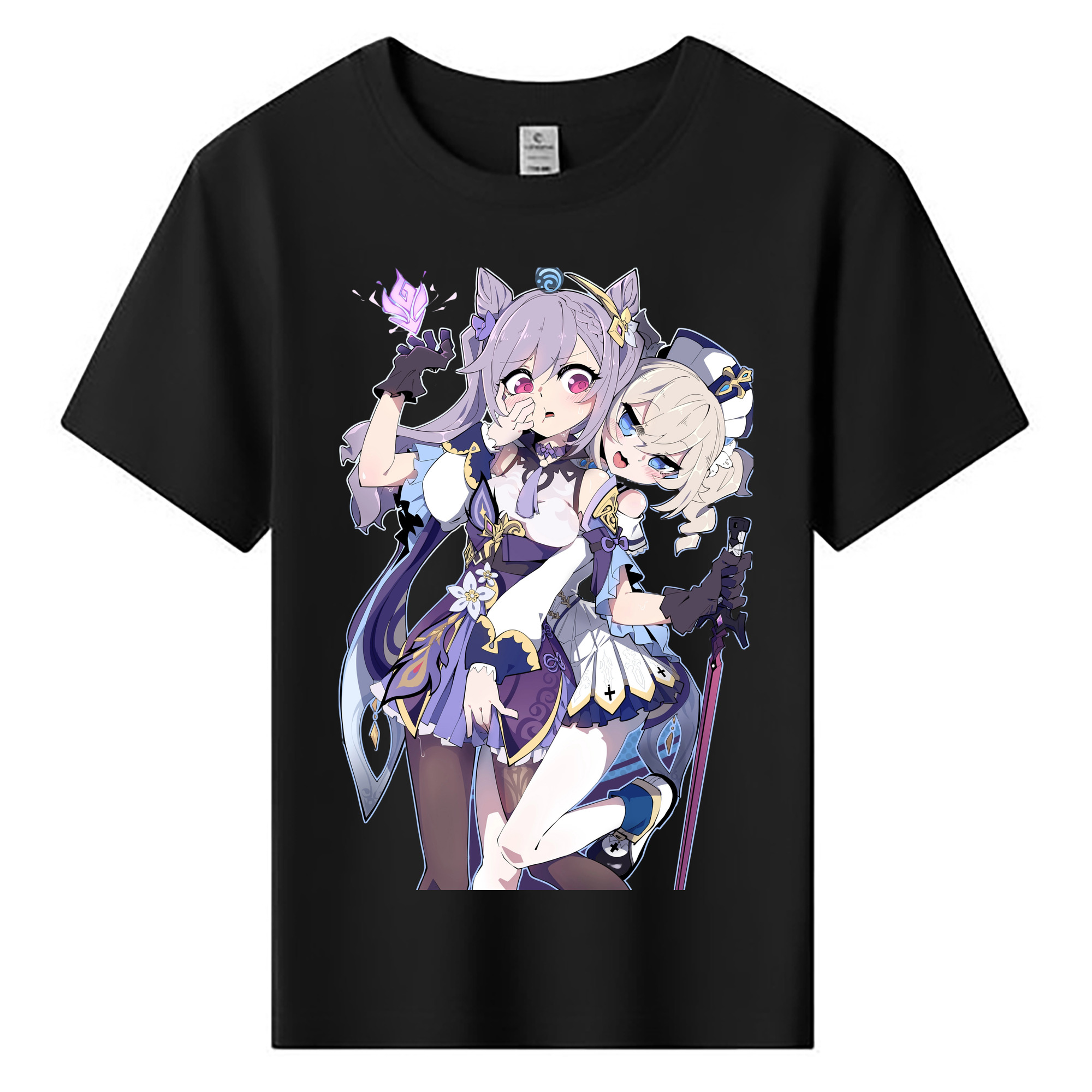 げんし神 刻晴 こくせい genshin Kokusei 綿100％キッズTシャツ（フロントプリント）