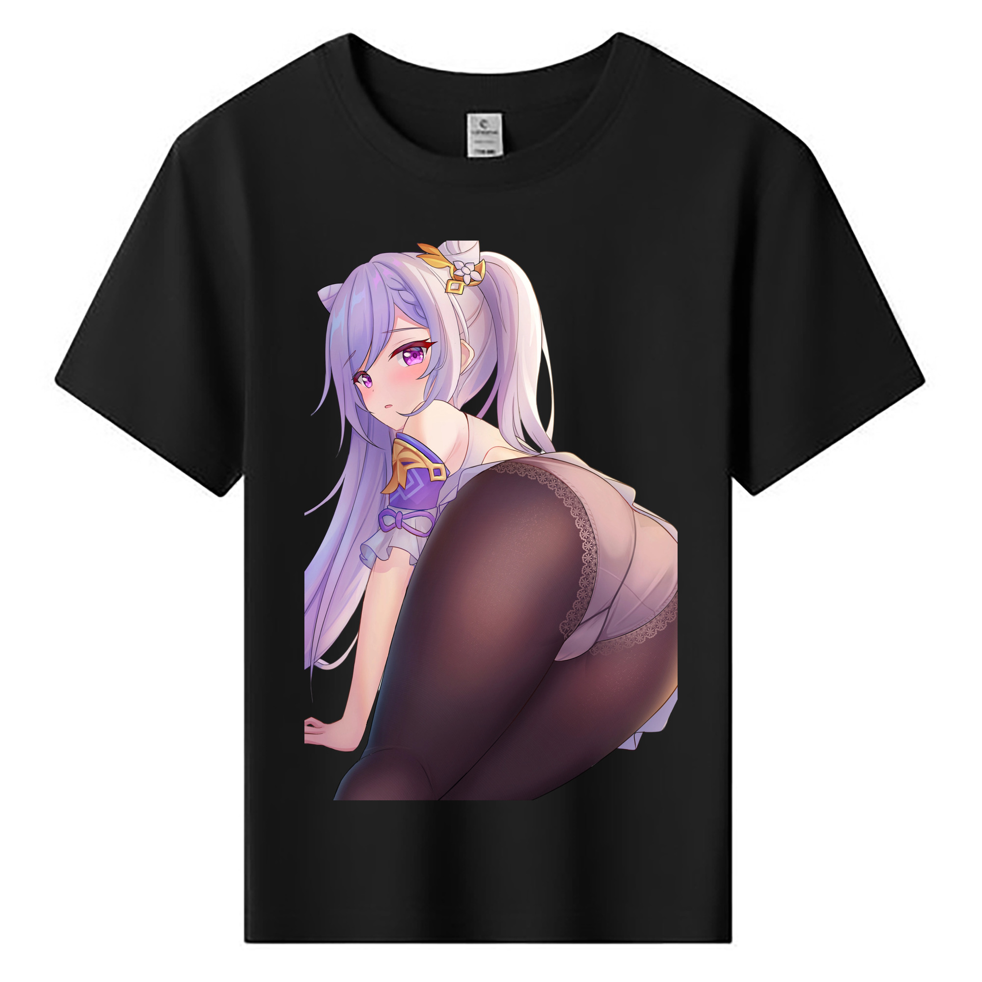 げんし神 刻晴 こくせい genshin Kokusei 綿100％キッズTシャツ（フロントプリント）