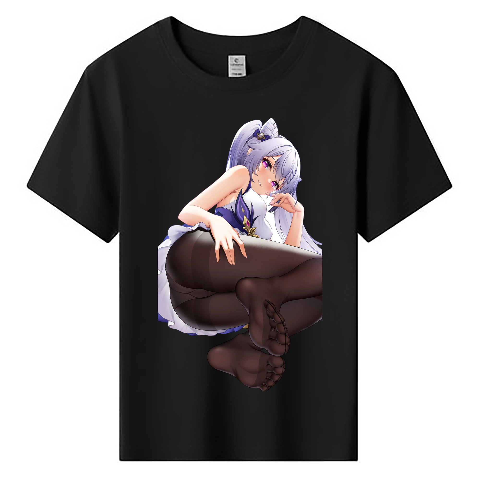 げんし神 刻晴 こくせい genshin Kokusei 綿100％キッズTシャツ（フロントプリント）