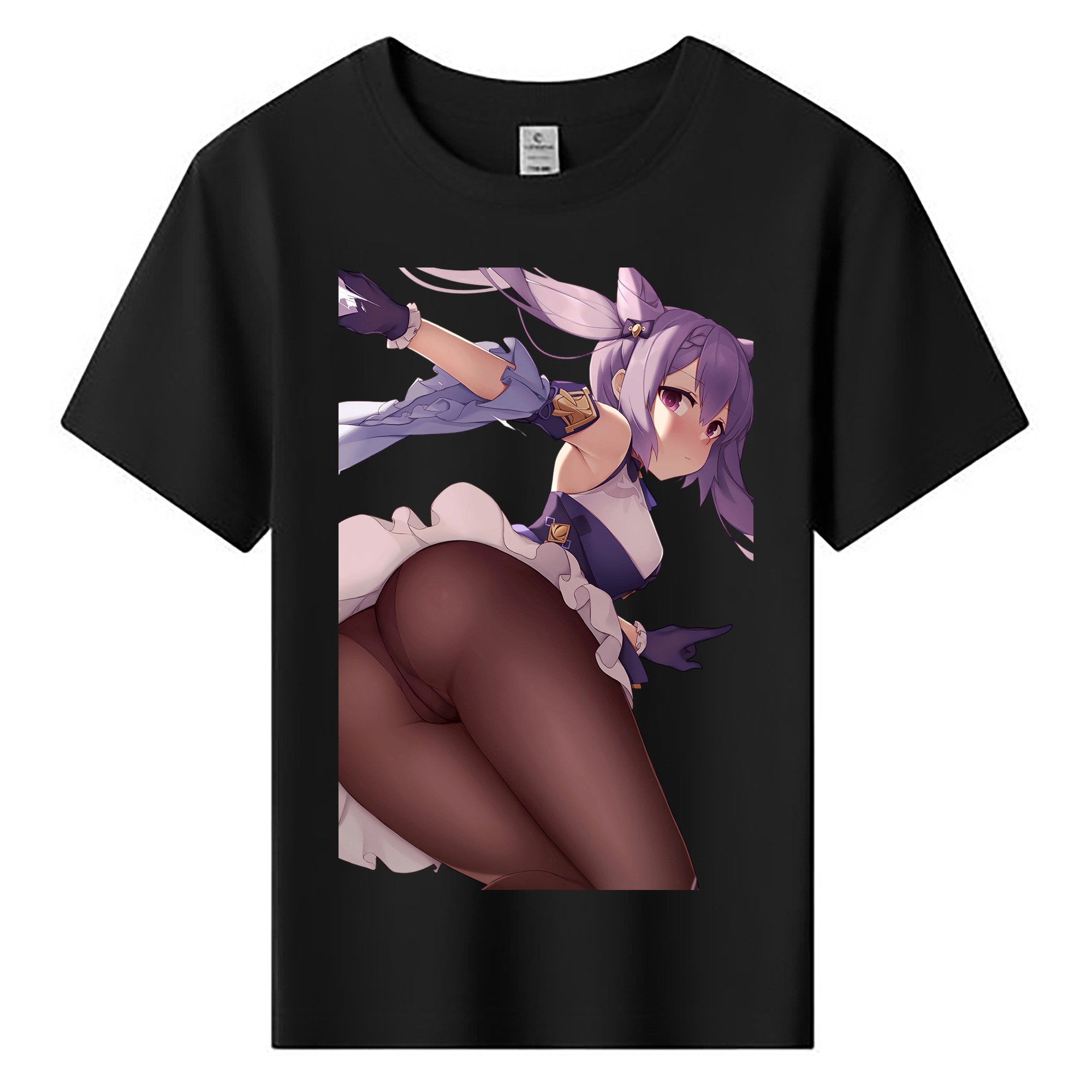 げんし神 刻晴 こくせい genshin Kokusei 綿100％キッズTシャツ（フロントプリント）