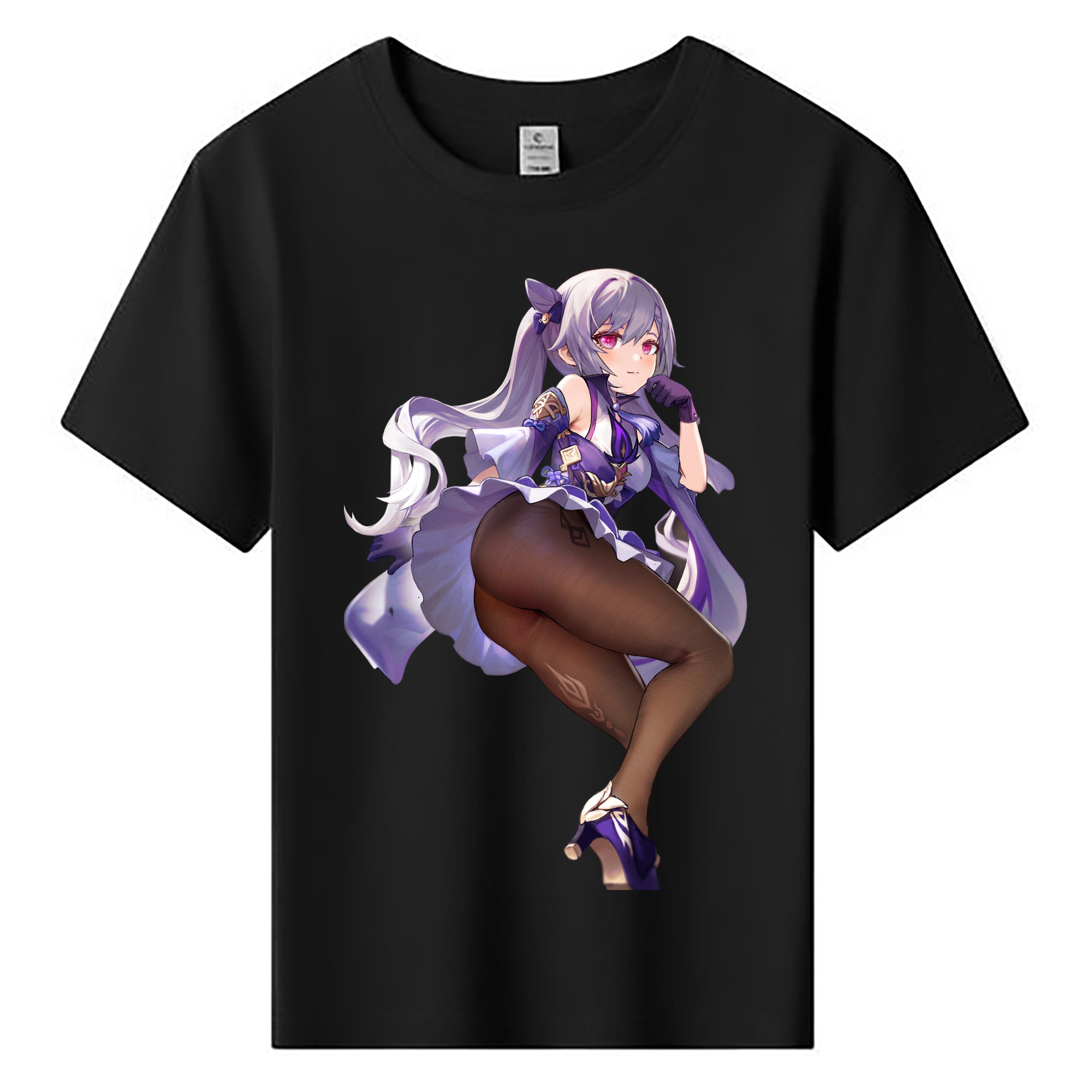 げんし神 刻晴 こくせい genshin Kokusei 綿100％キッズTシャツ（フロントプリント）