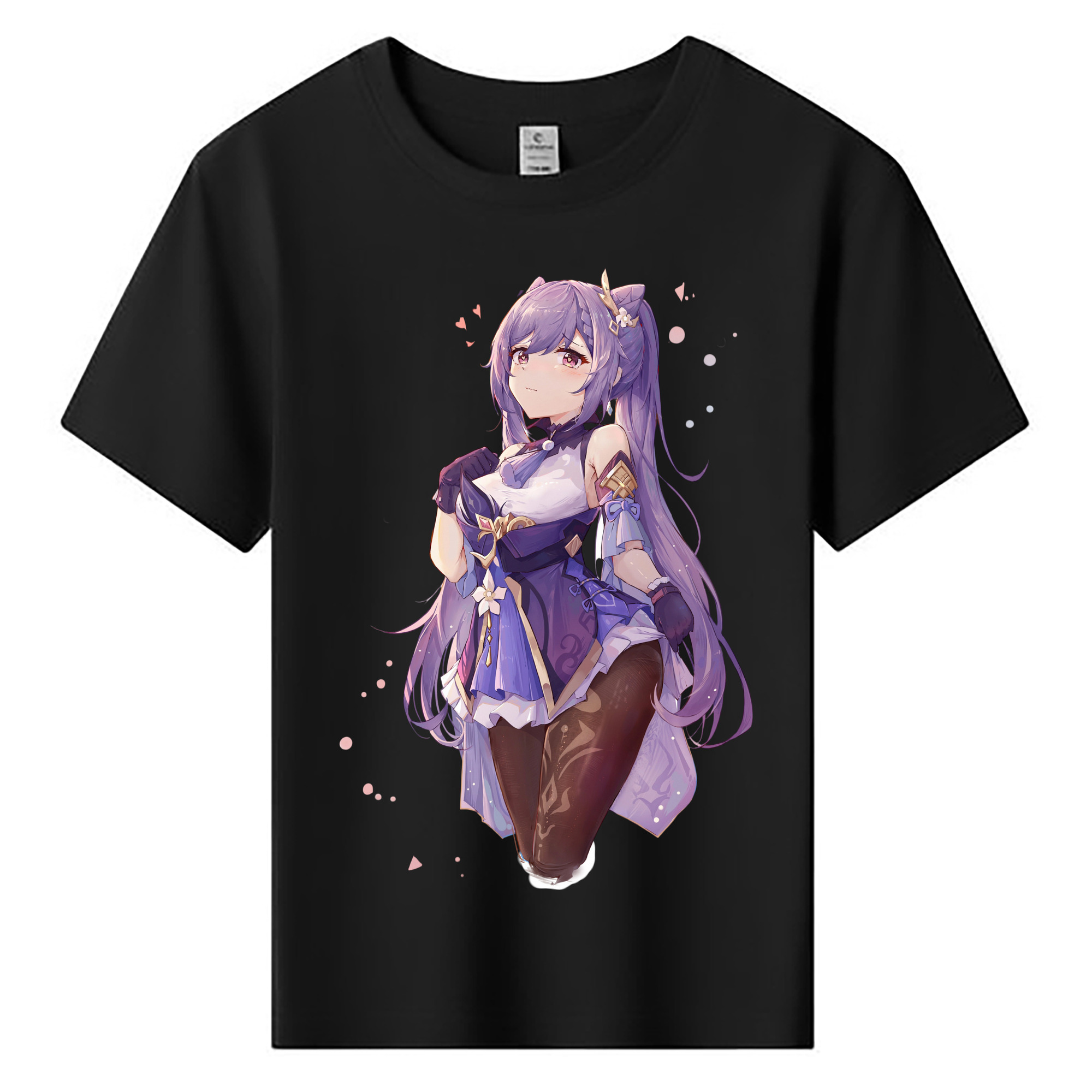 げんし神 刻晴 こくせい genshin Kokusei 綿100％キッズTシャツ（フロントプリント）