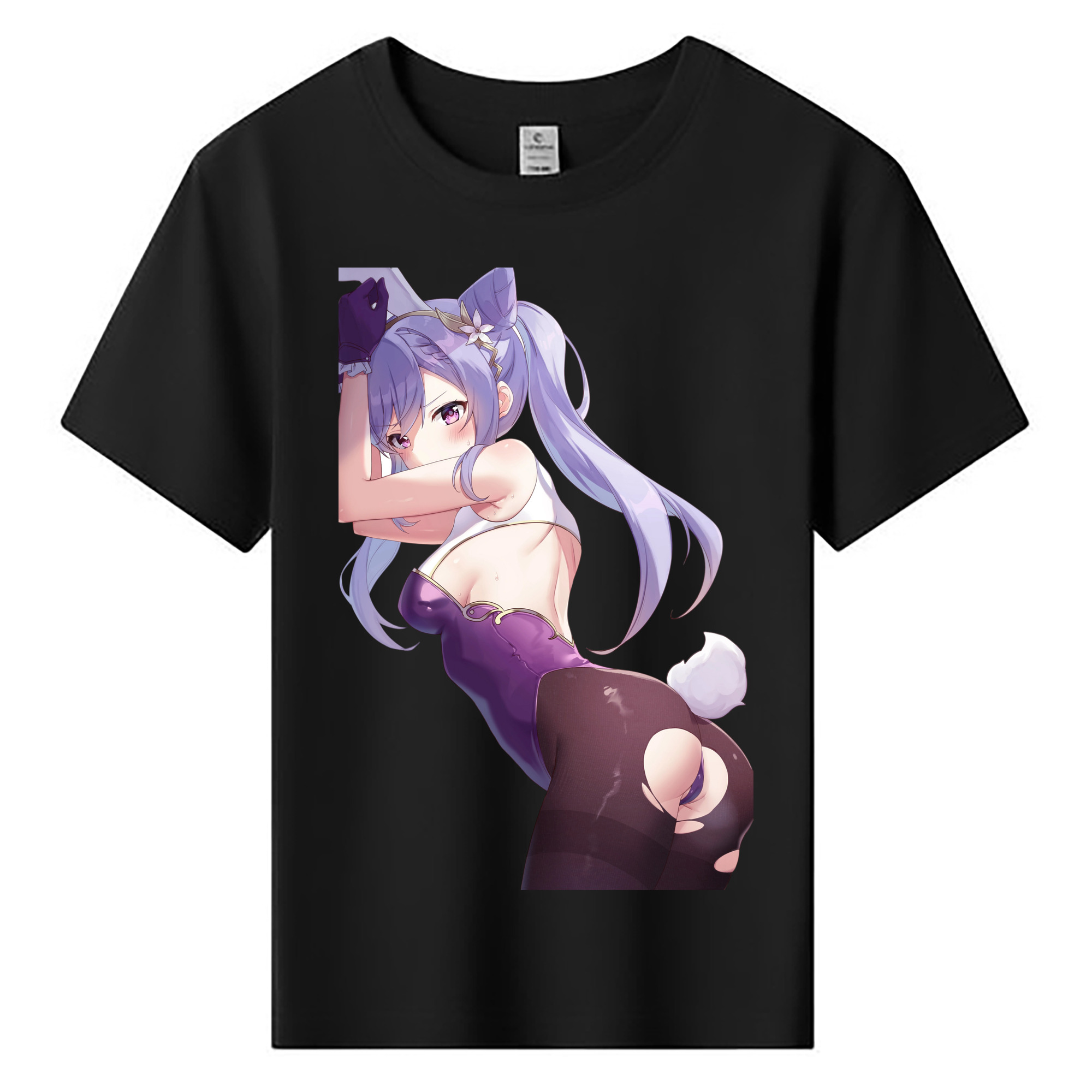 げんし神 刻晴 こくせい genshin Kokusei 綿100％キッズTシャツ（フロントプリント）