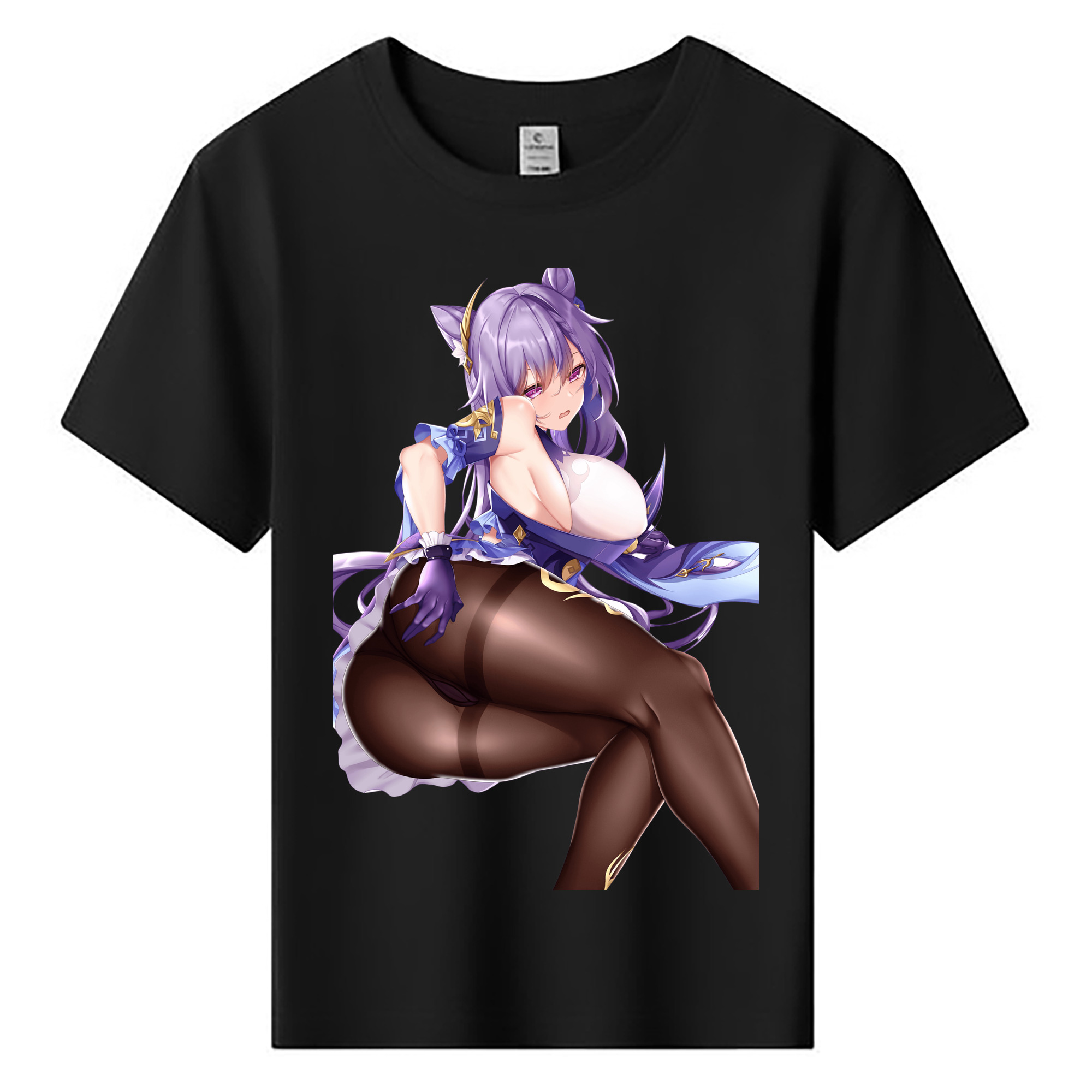 げんし神 刻晴 こくせい genshin Kokusei 綿100％キッズTシャツ（フロントプリント）