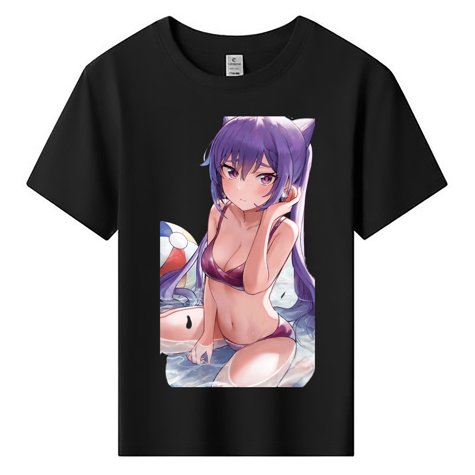 げんし神 刻晴 こくせい genshin Kokusei 綿100％キッズTシャツ（フロントプリント）