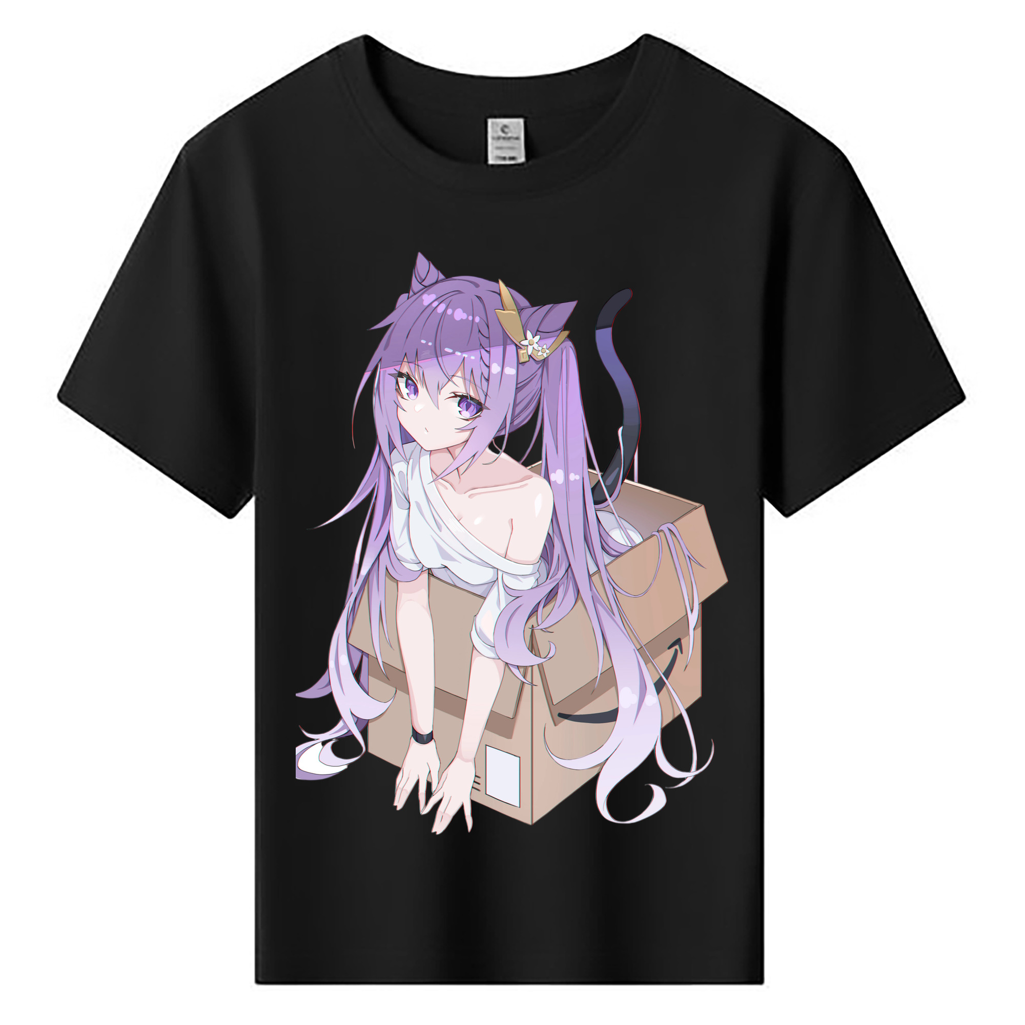 げんし神 刻晴 こくせい genshin Kokusei 綿100％キッズTシャツ（フロントプリント）