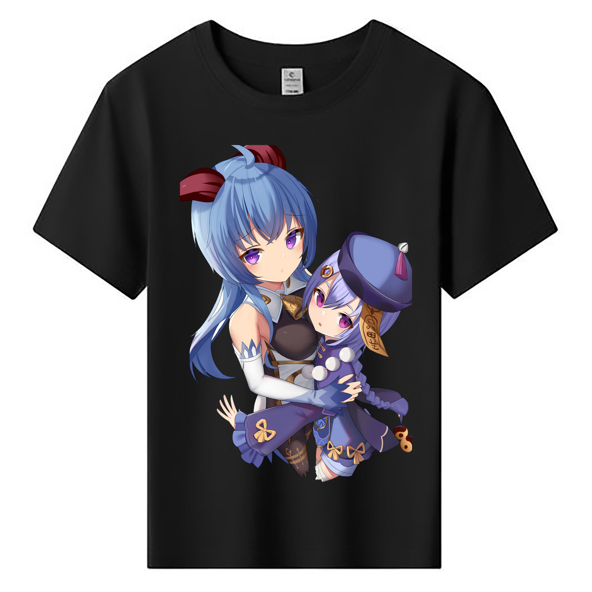 げんし神 甘雨 かんう genshin Ganyu 綿100％キッズTシャツ（フロントプリント）
