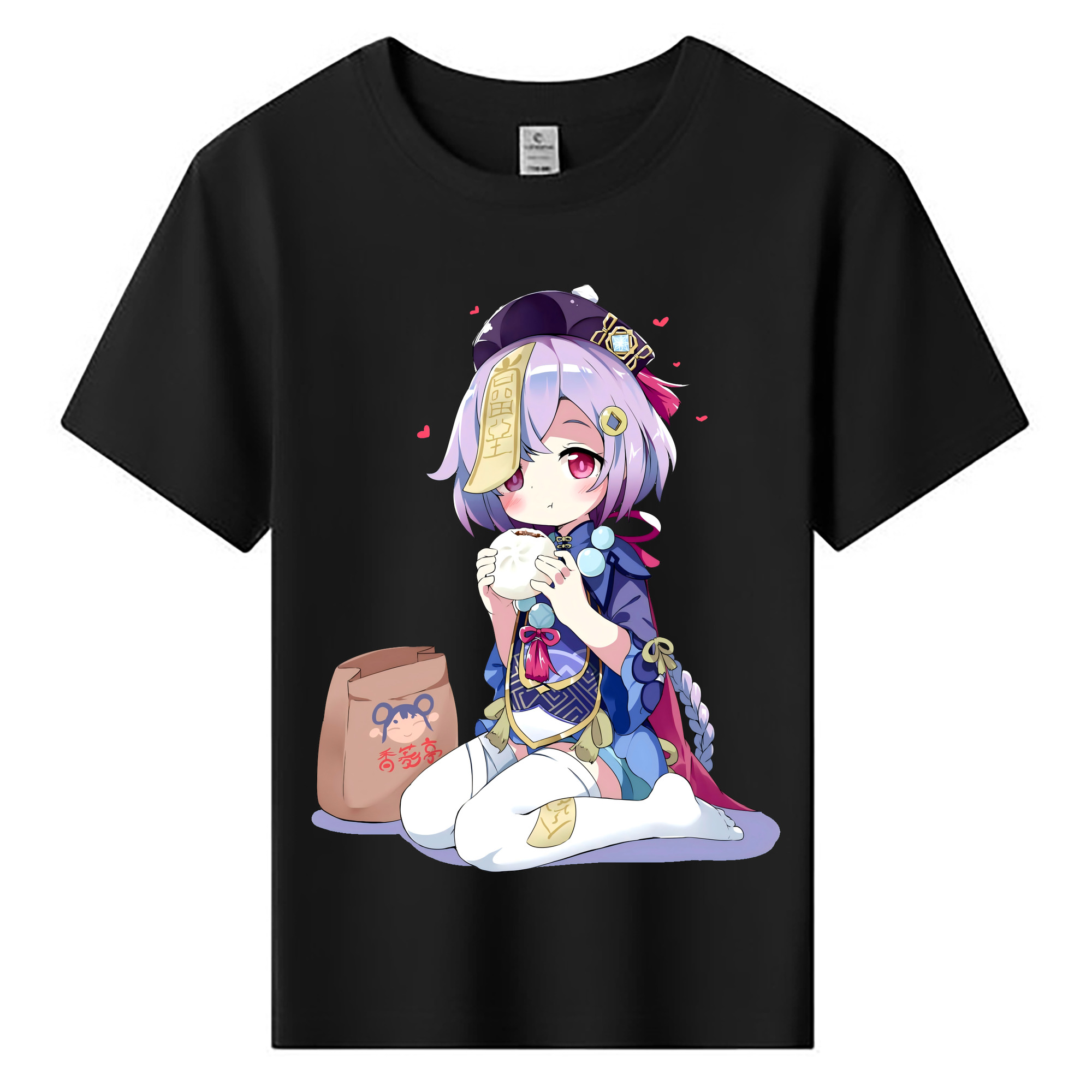 げんし神 七七 なな  genshin Nana 綿100％キッズTシャツ（フロントプリント）