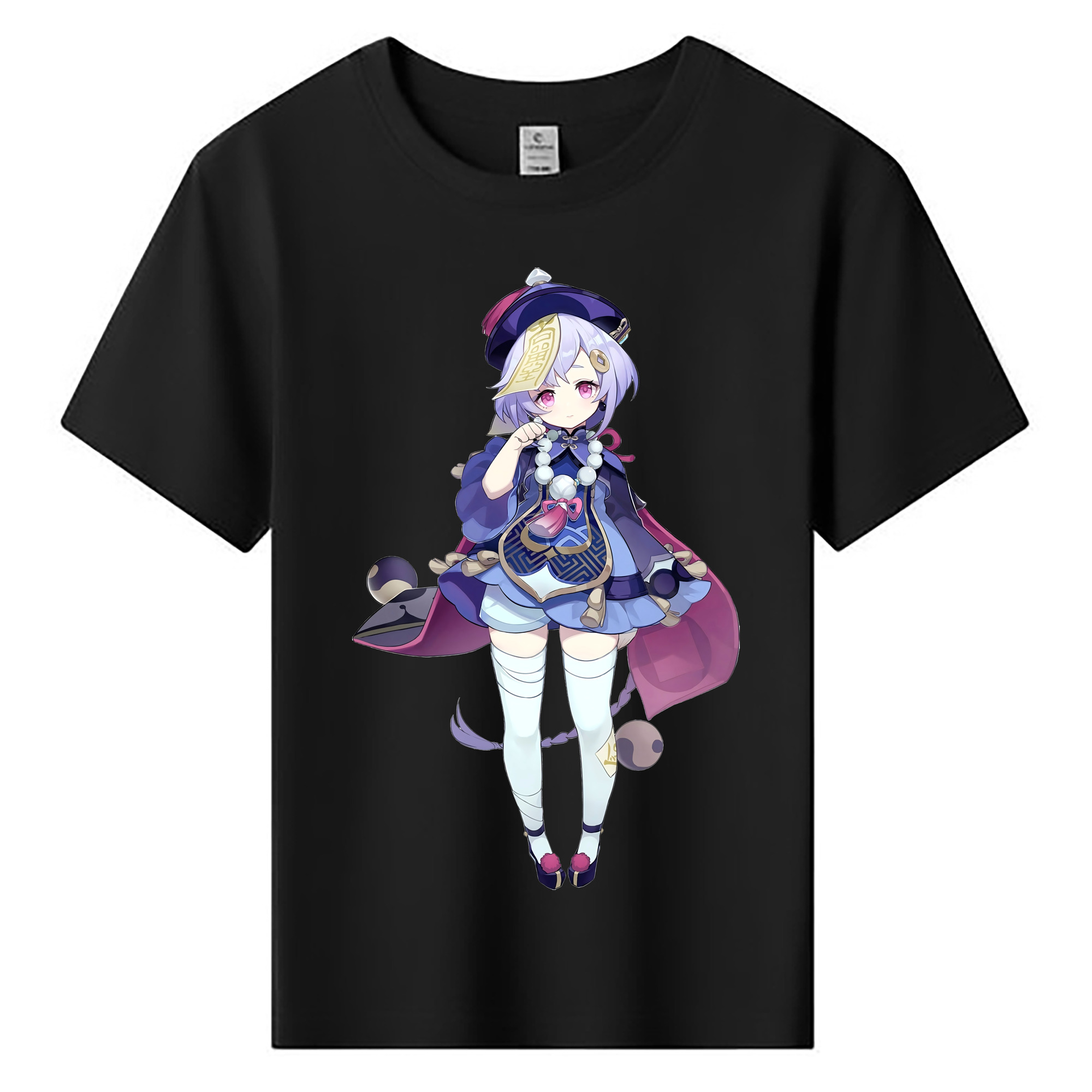 げんし神 七七 なな  genshin Nana 綿100％キッズTシャツ（フロントプリント）