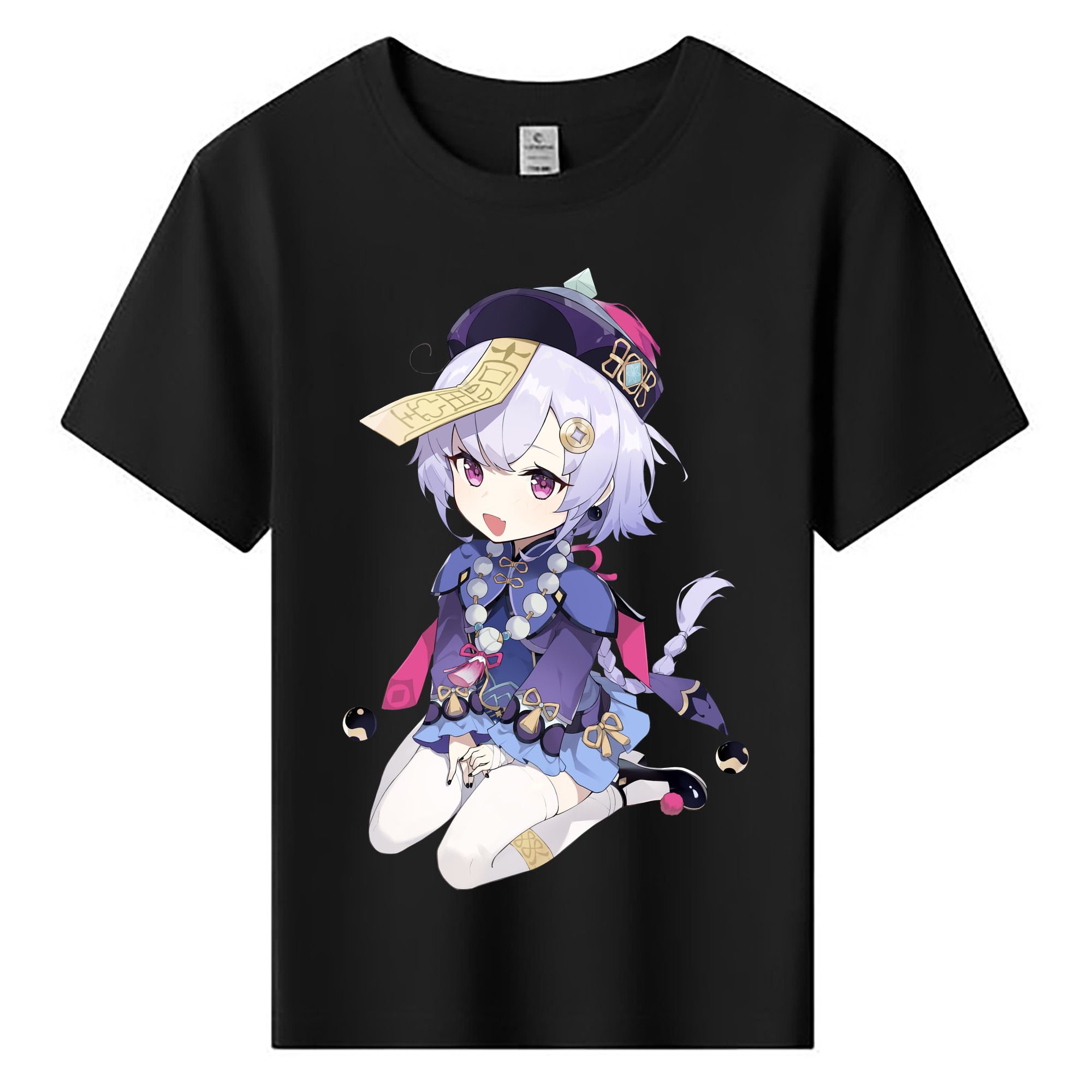 げんし神 七七 なな  genshin Nana 綿100％キッズTシャツ（フロントプリント）