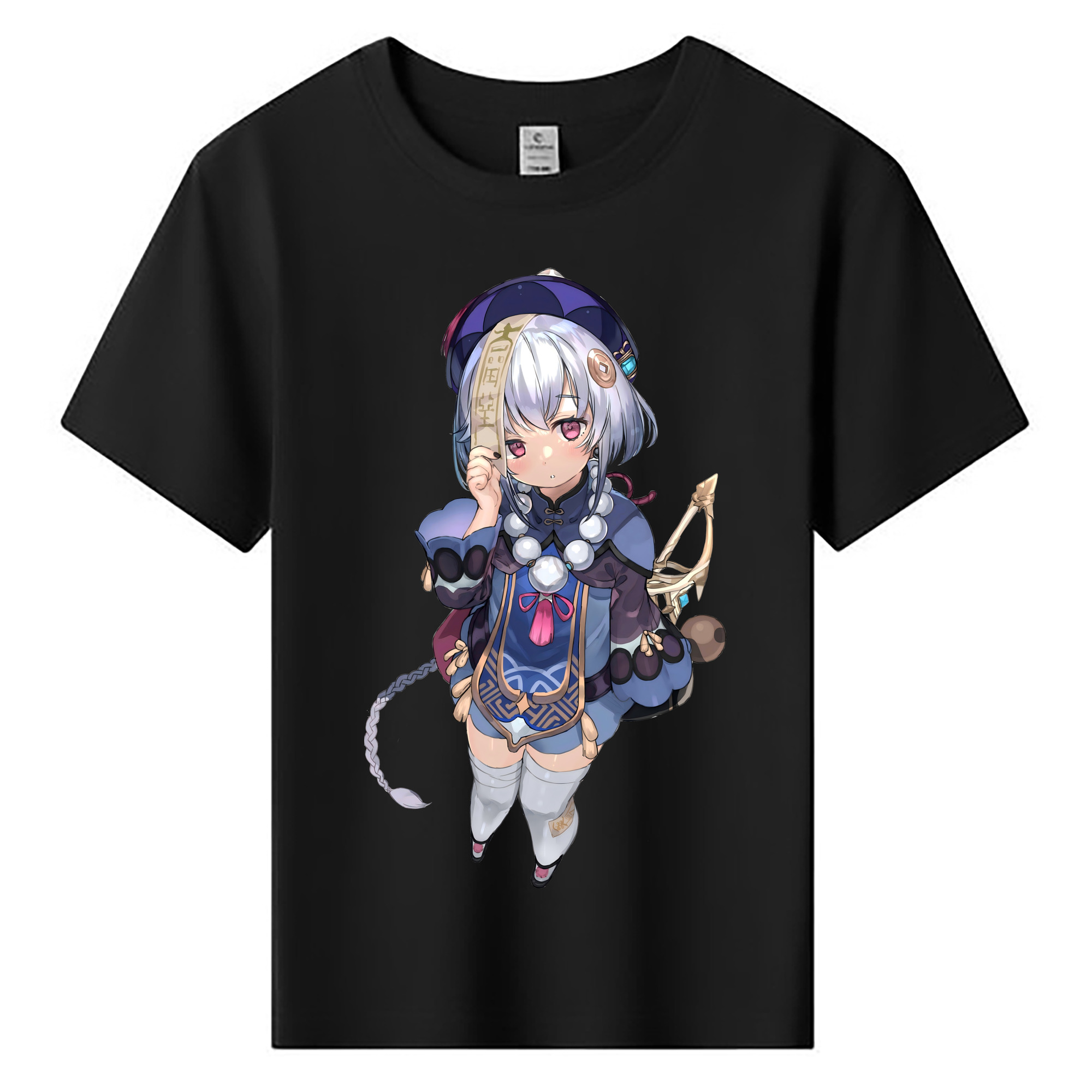 げんし神 七七 なな  genshin Nana 綿100％キッズTシャツ（フロントプリント）