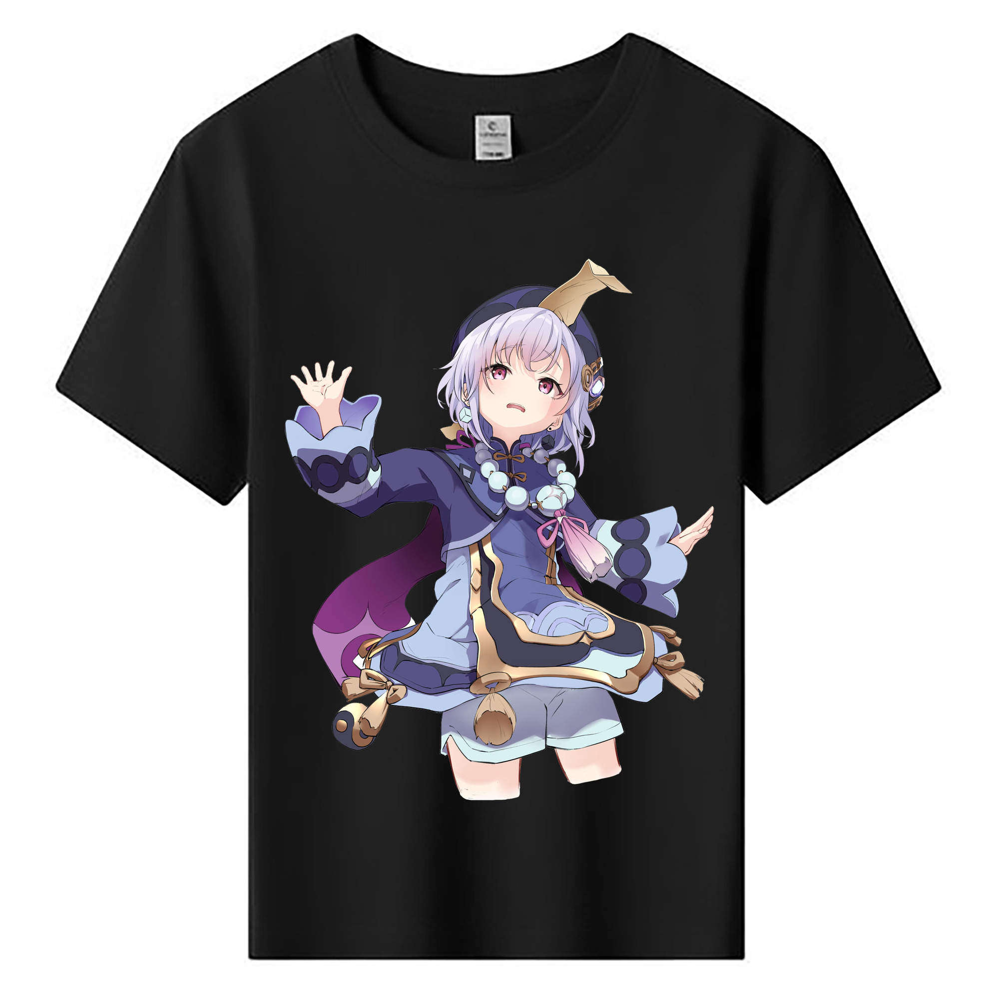 げんし神 七七 なな  genshin Nana 綿100％キッズTシャツ（フロントプリント）