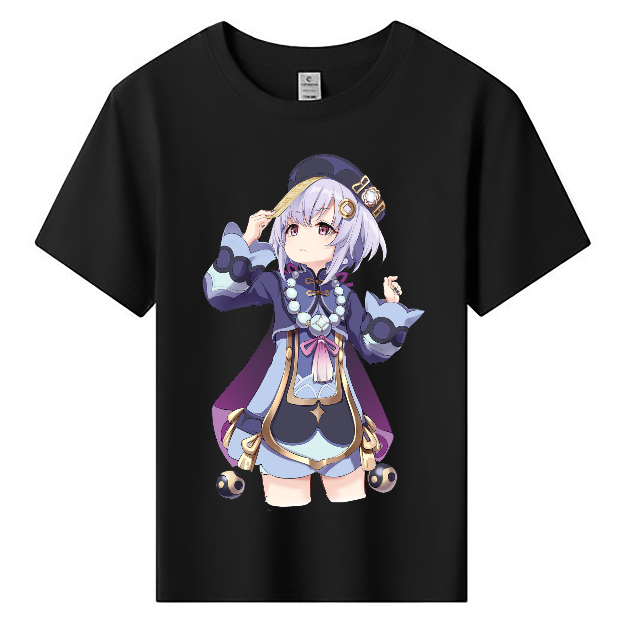 げんし神 七七 なな  genshin Nana 綿100％キッズTシャツ（フロントプリント）