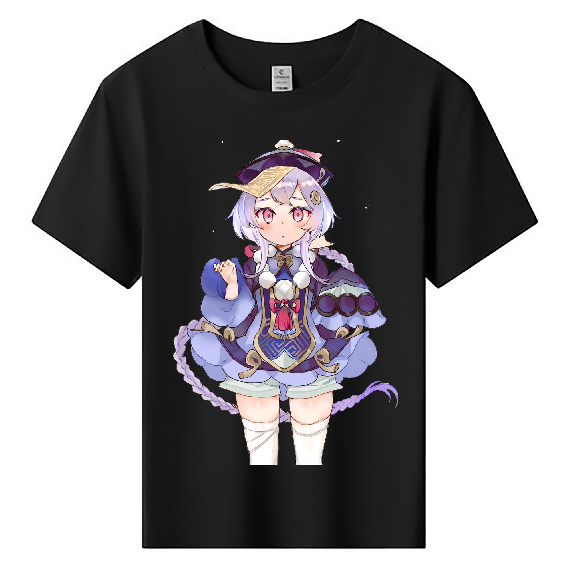 げんし神 七七 なな  genshin Nana 綿100％キッズTシャツ（フロントプリント）