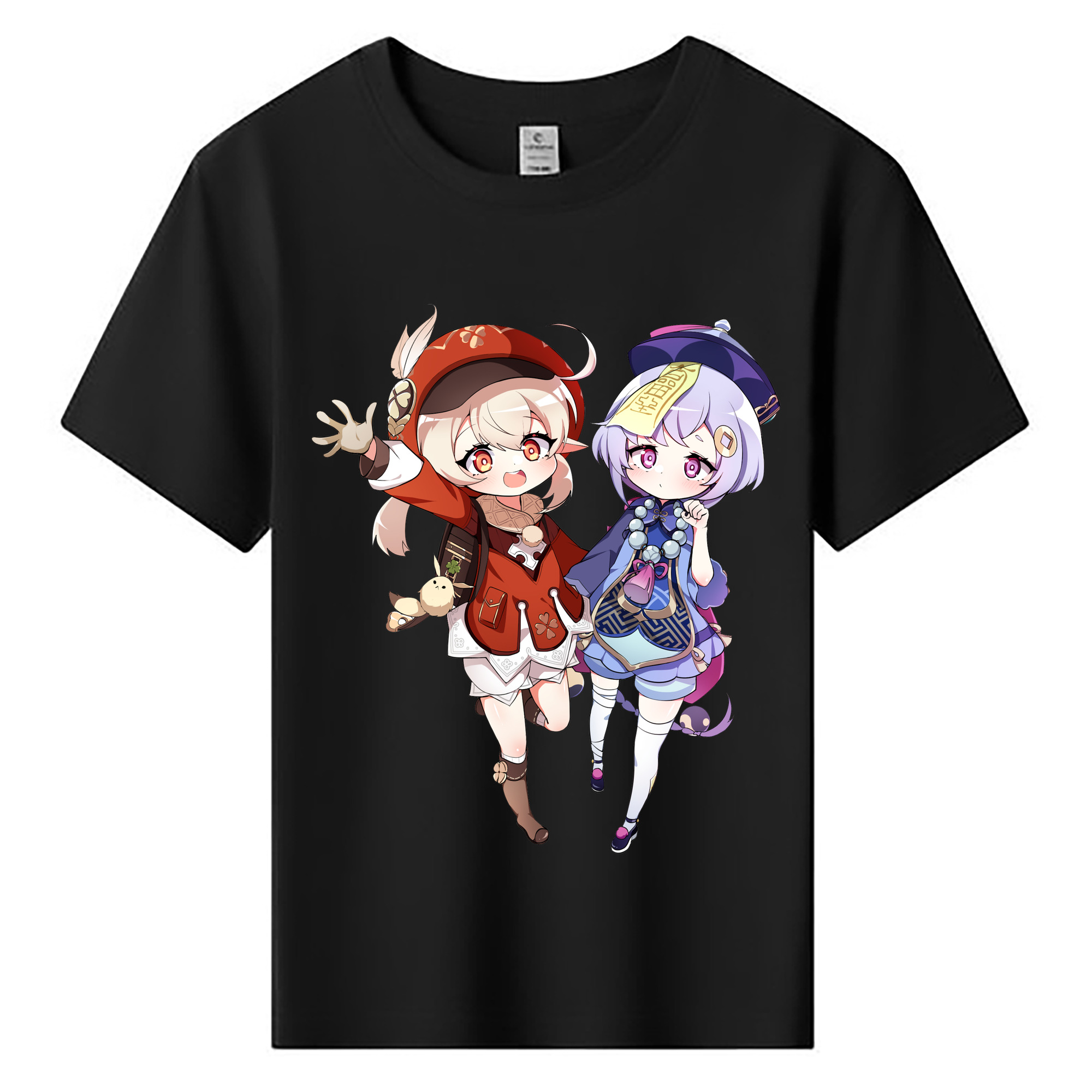 げんし神 七七 なな  genshin Nana 綿100％キッズTシャツ（フロントプリント）