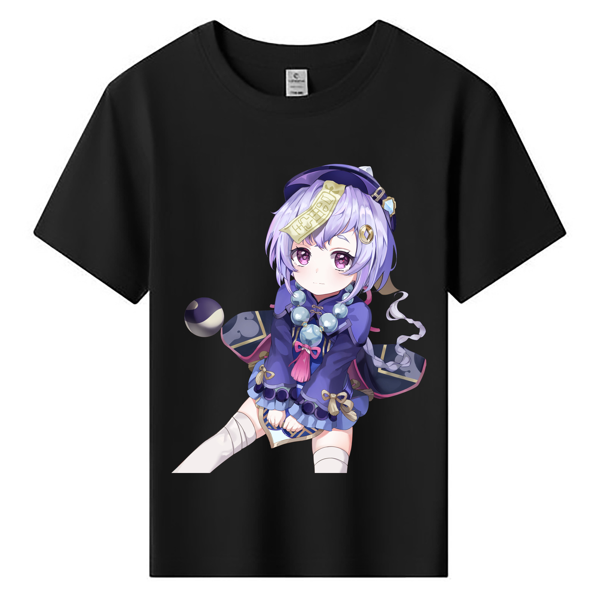 げんし神 七七 なな  genshin Nana 綿100％キッズTシャツ（フロントプリント）