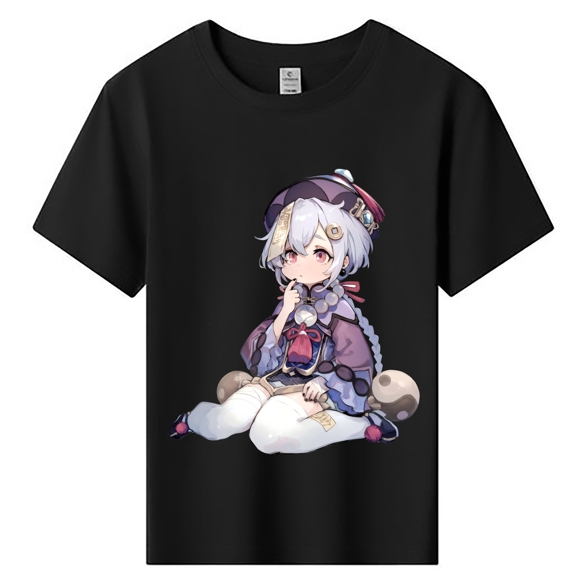 げんし神 七七 なな  genshin Nana 綿100％キッズTシャツ（フロントプリント）