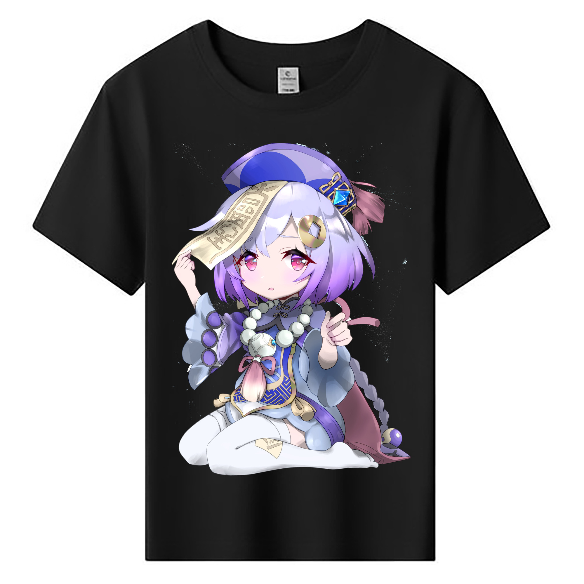 げんし神 七七 なな  genshin Nana 綿100％キッズTシャツ（フロントプリント）