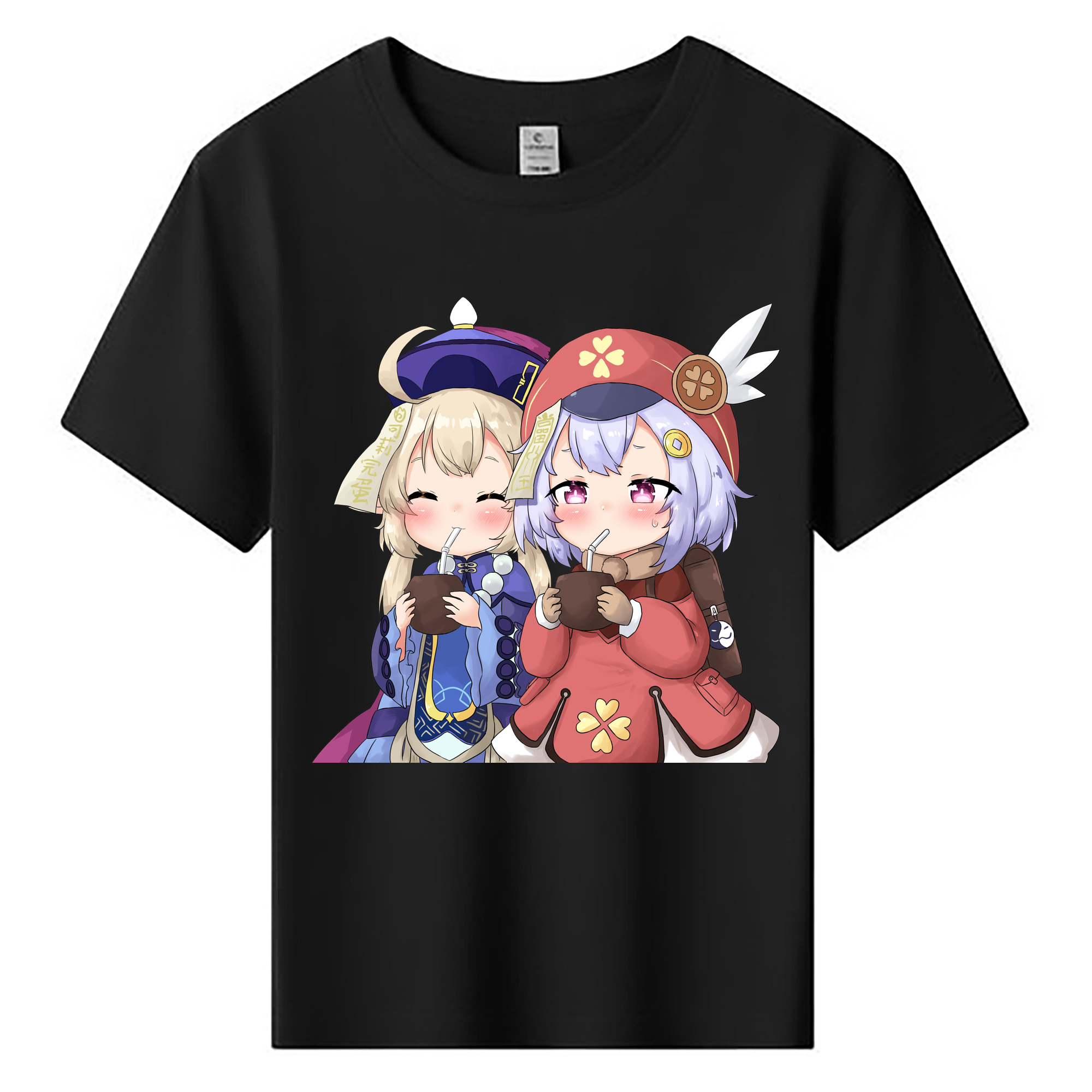 げんし神 七七 なな  genshin Nana 綿100％キッズTシャツ（フロントプリント）