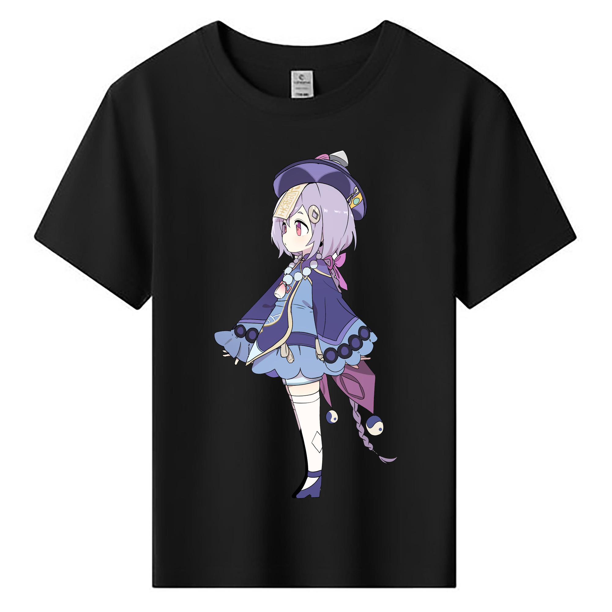 げんし神 七七 なな  genshin Nana 綿100％キッズTシャツ（フロントプリント）