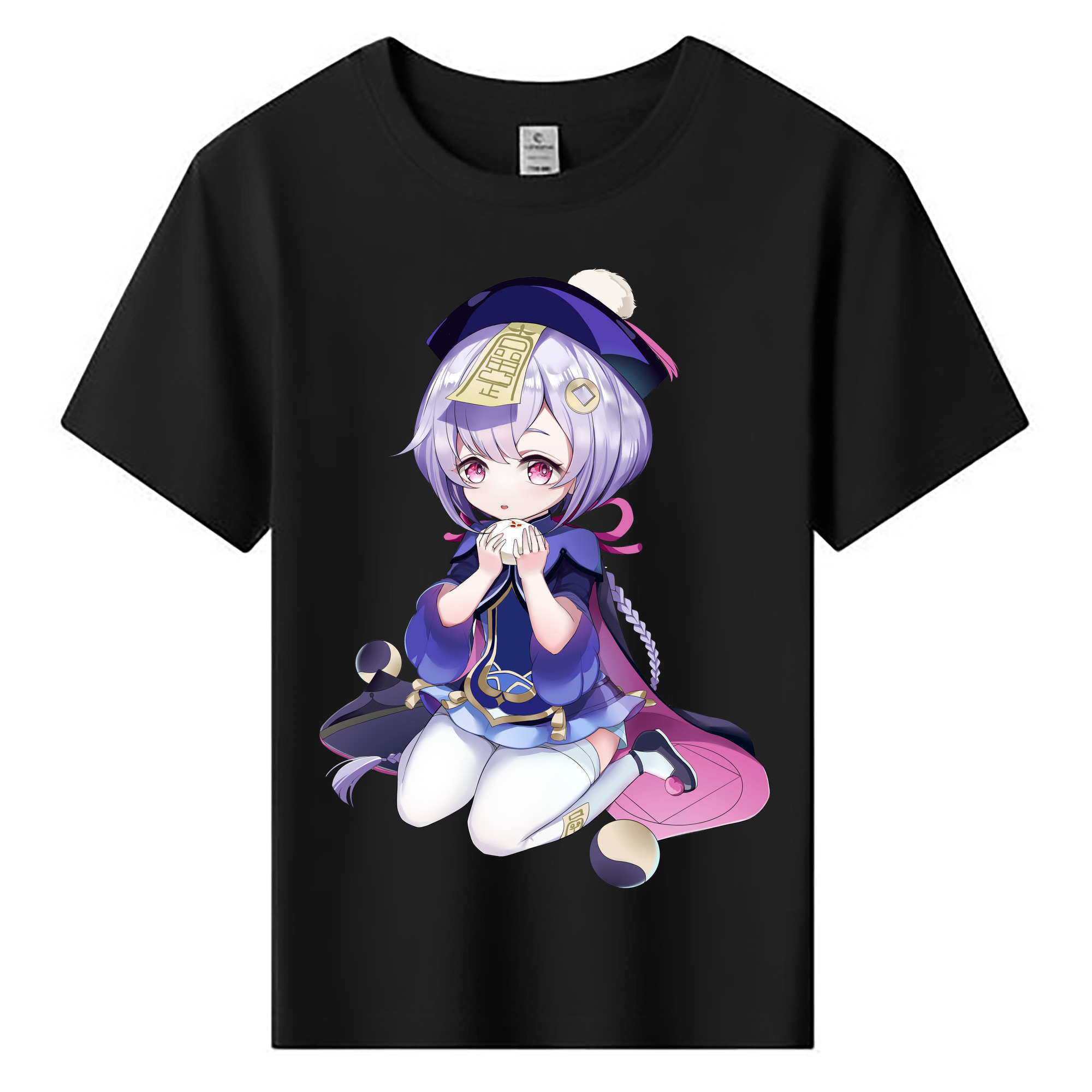 げんし神 七七 なな  genshin Nana 綿100％キッズTシャツ（フロントプリント）
