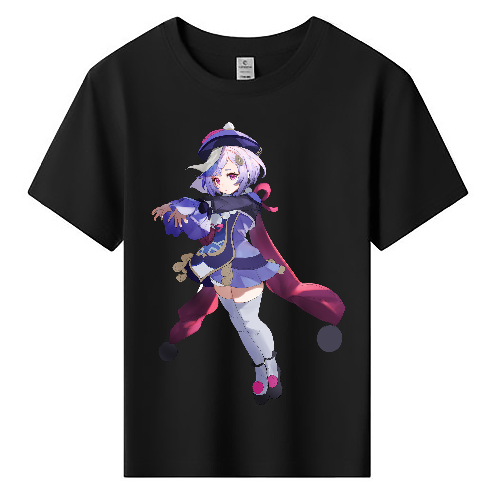げんし神 七七 なな  genshin Nana 綿100％キッズTシャツ（フロントプリント）