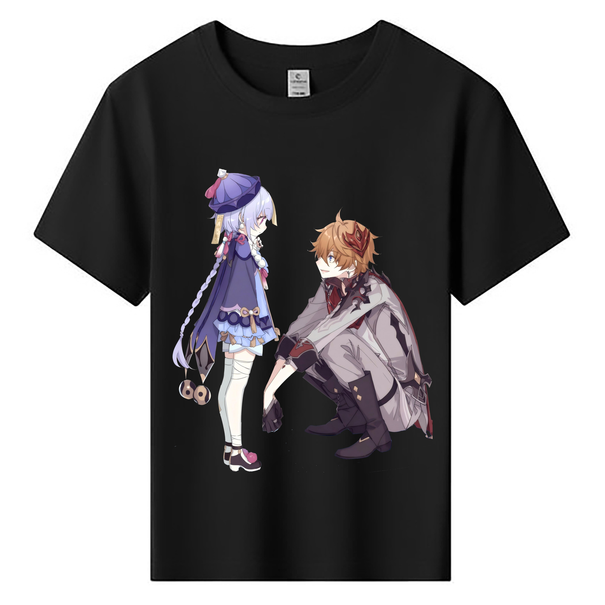 げんし神 七七 なな  genshin Nana 綿100％キッズTシャツ（フロントプリント）