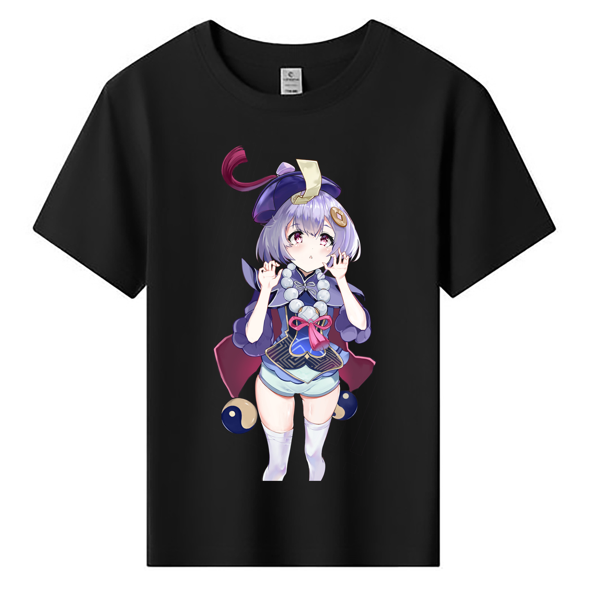 げんし神 七七 なな  genshin Nana 綿100％キッズTシャツ（フロントプリント）