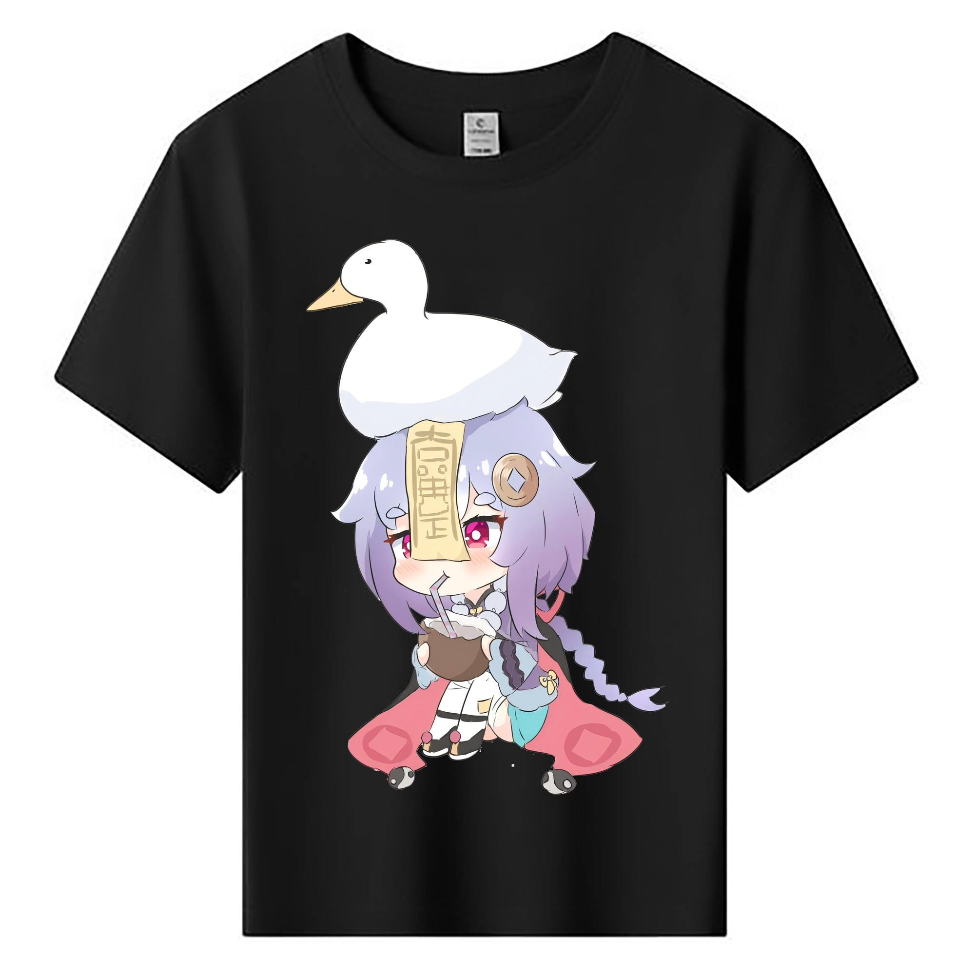 げんし神 七七 なな  genshin Nana 綿100％キッズTシャツ（フロントプリント）