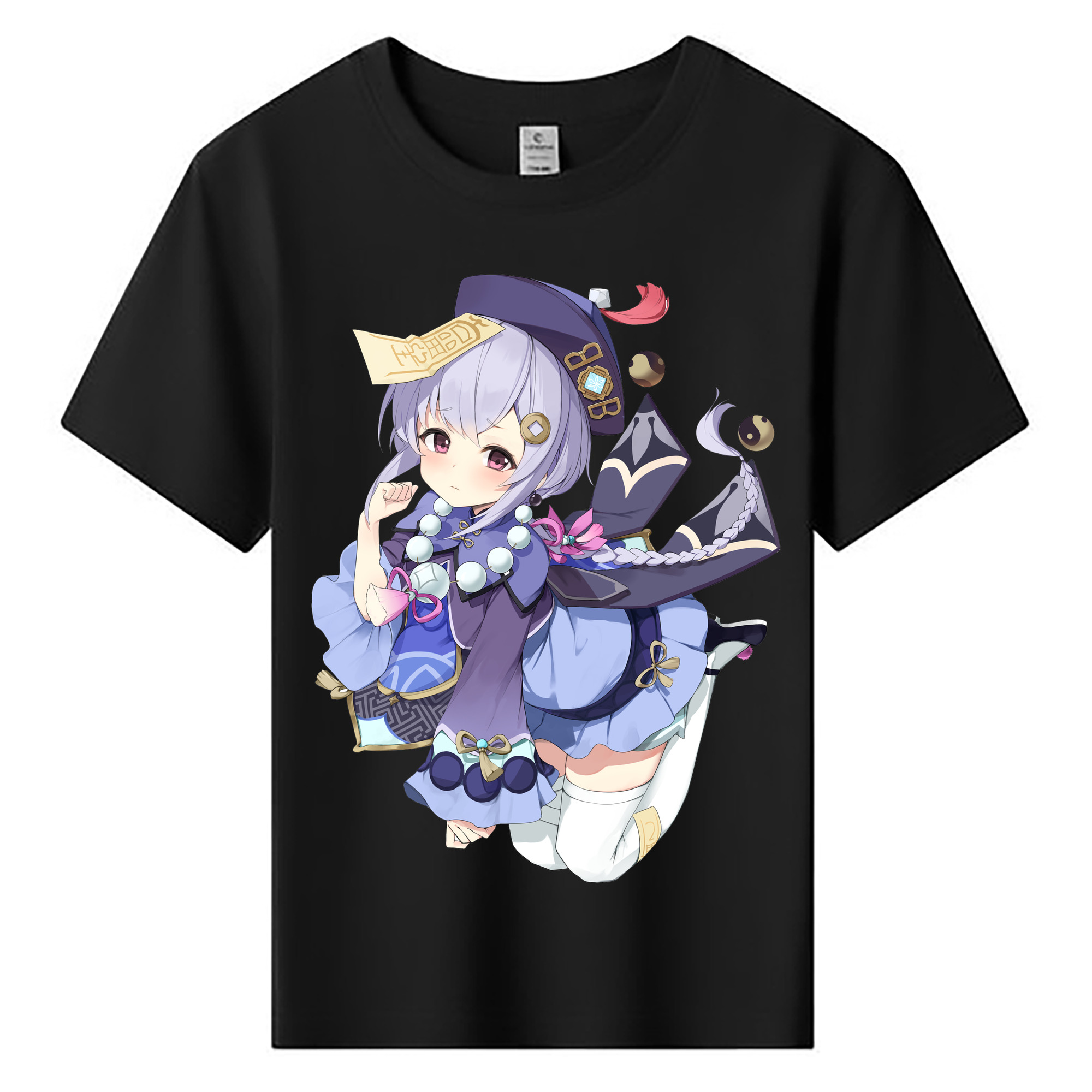 げんし神 七七 なな  genshin Nana 綿100％キッズTシャツ（フロントプリント）