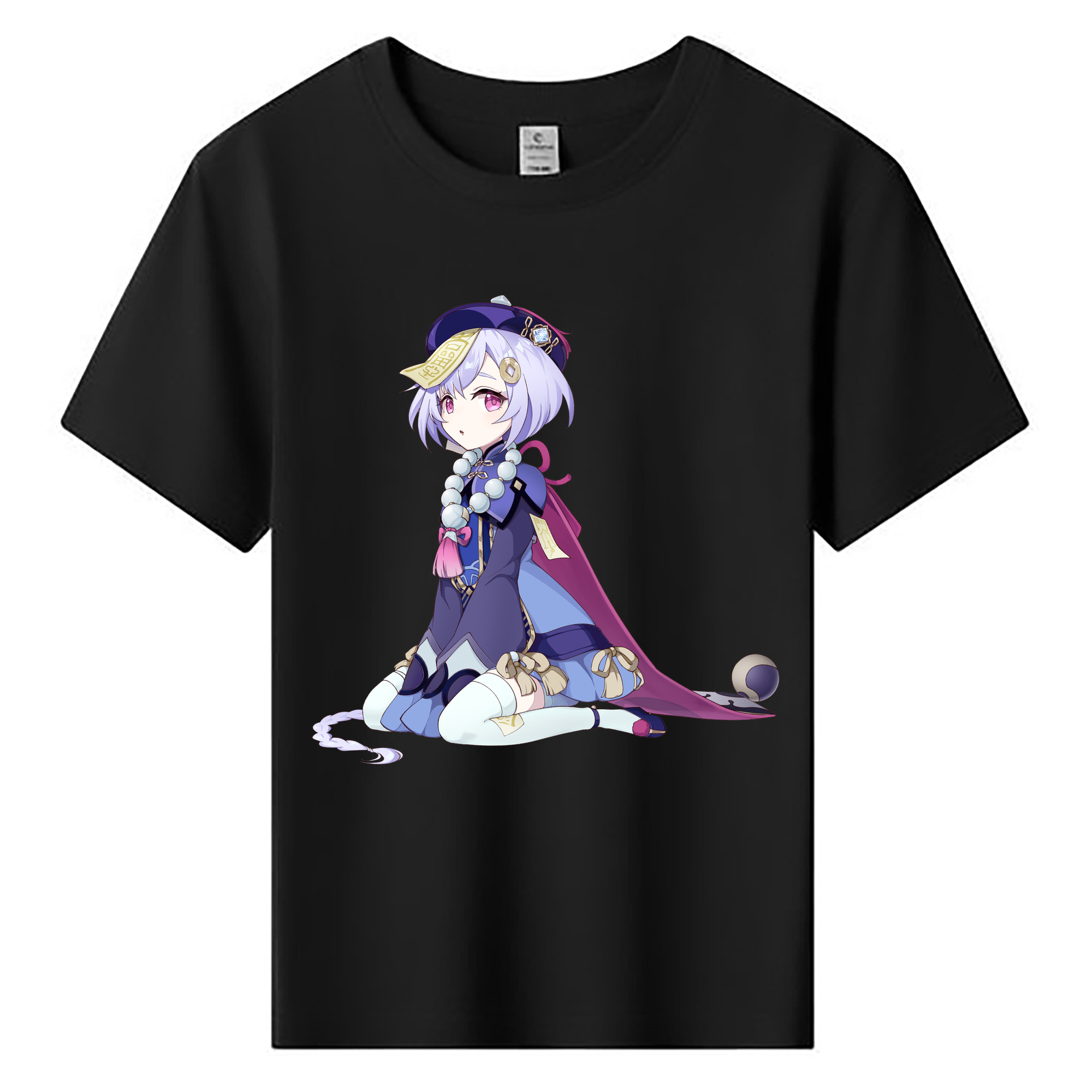 げんし神 七七 なな  genshin Nana 綿100％キッズTシャツ（フロントプリント）