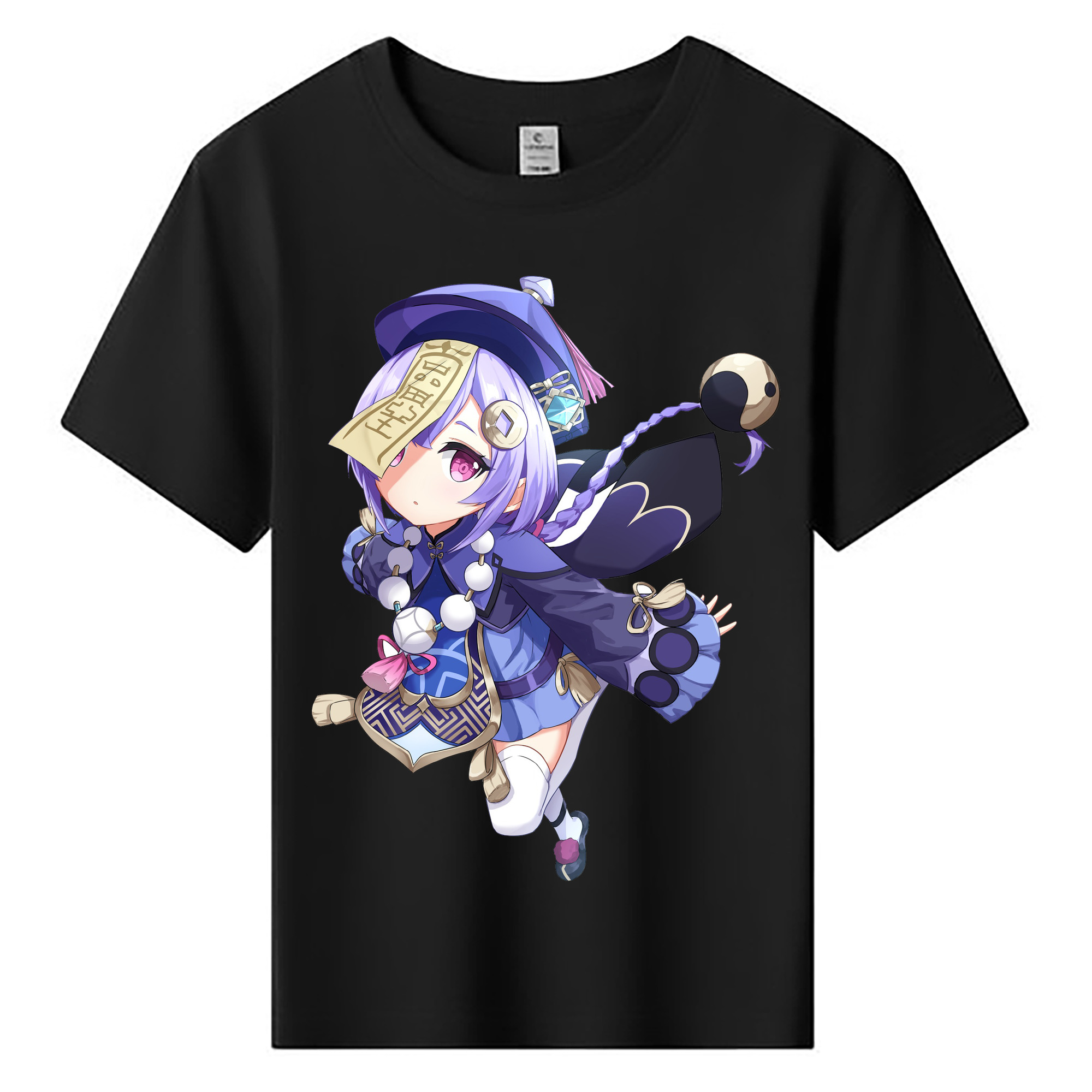 げんし神 七七 なな  genshin Nana 綿100％キッズTシャツ（フロントプリント）