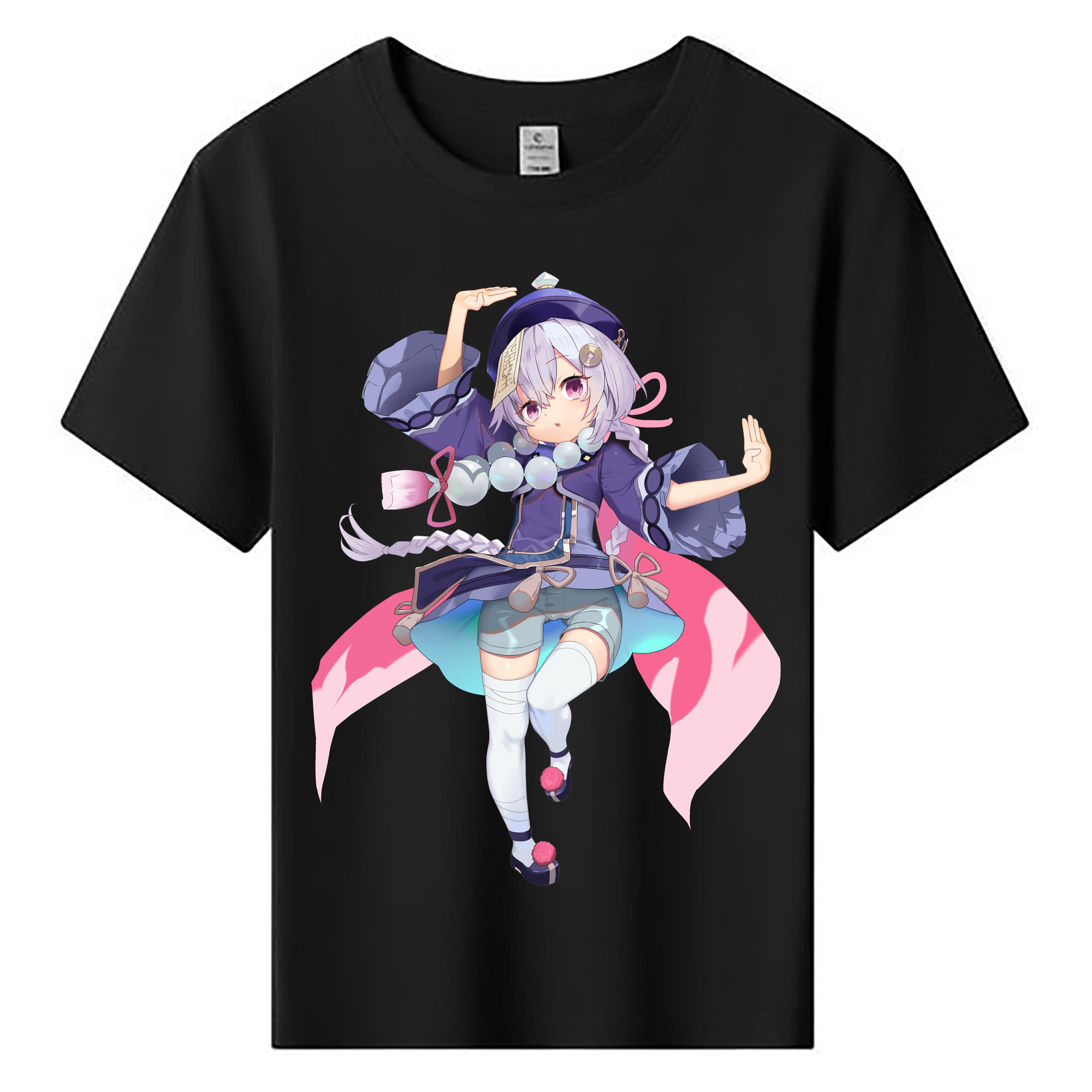 げんし神 七七 なな  genshin Nana 綿100％キッズTシャツ（フロントプリント）