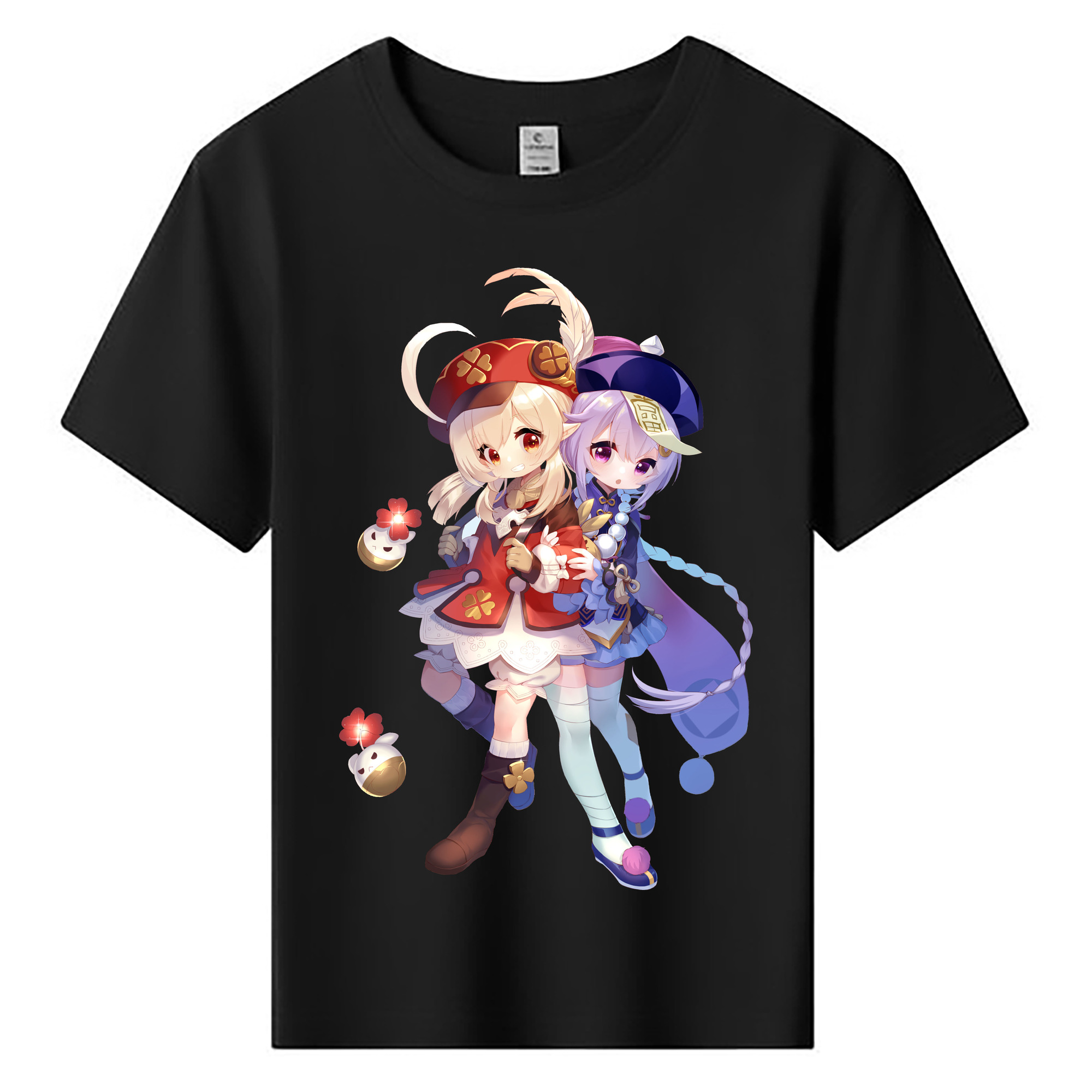 げんし神 七七 なな  genshin Nana 綿100％キッズTシャツ（フロントプリント）