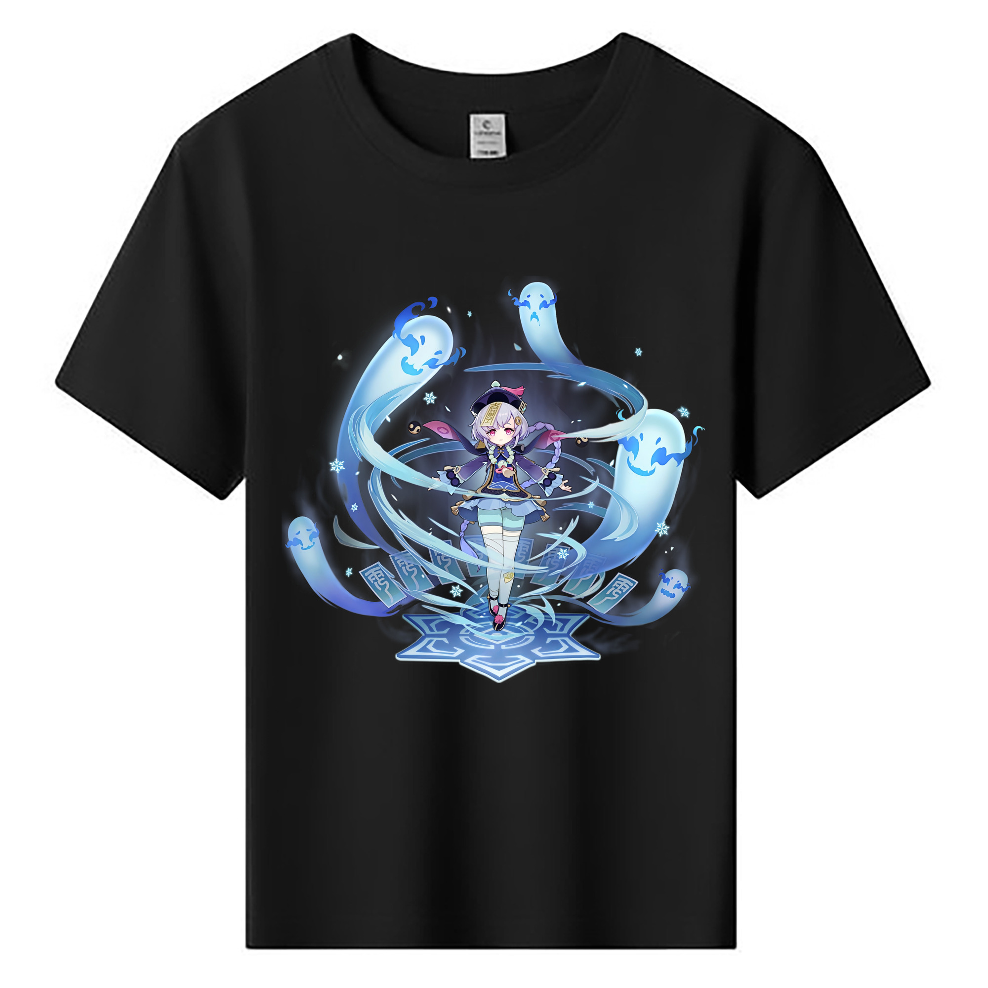 げんし神 七七 なな  genshin Nana 綿100％キッズTシャツ（フロントプリント）