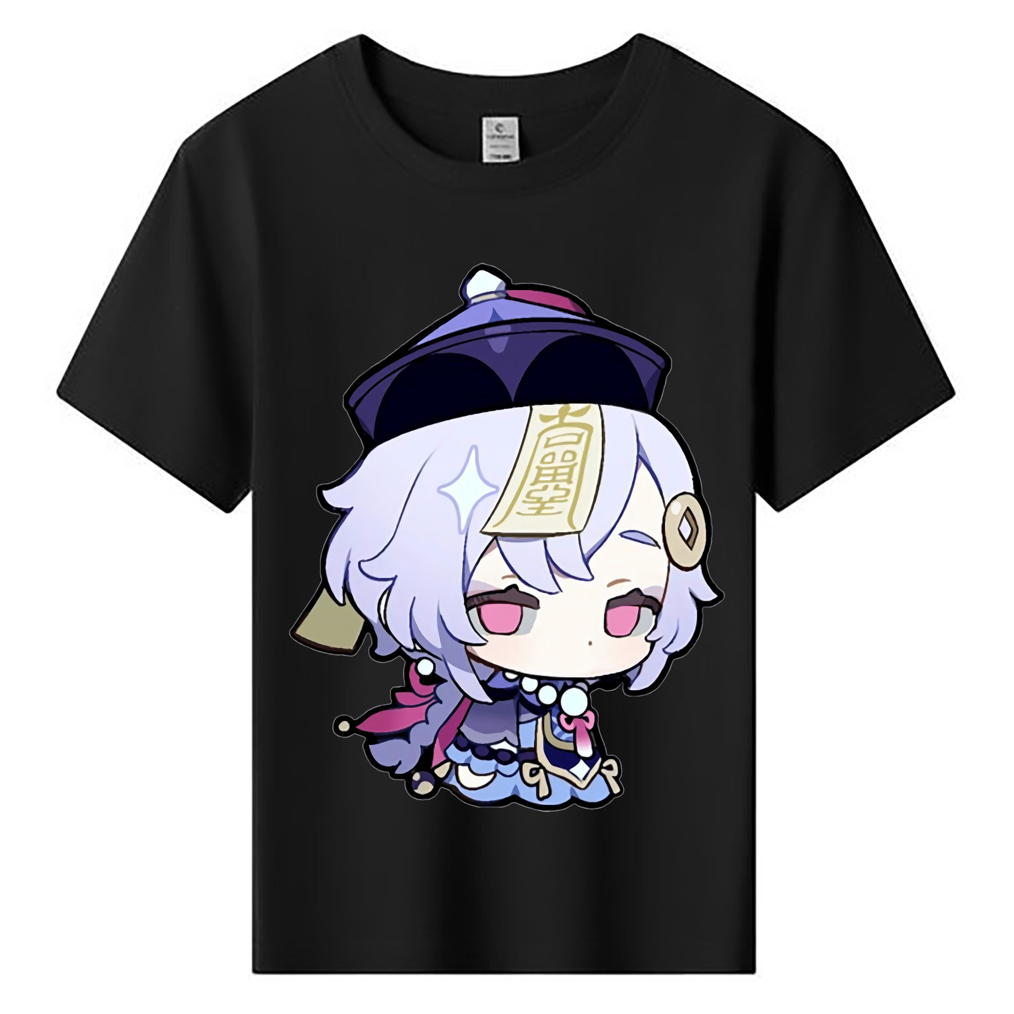 げんし神 七七 なな  genshin Nana 綿100％キッズTシャツ（フロントプリント）