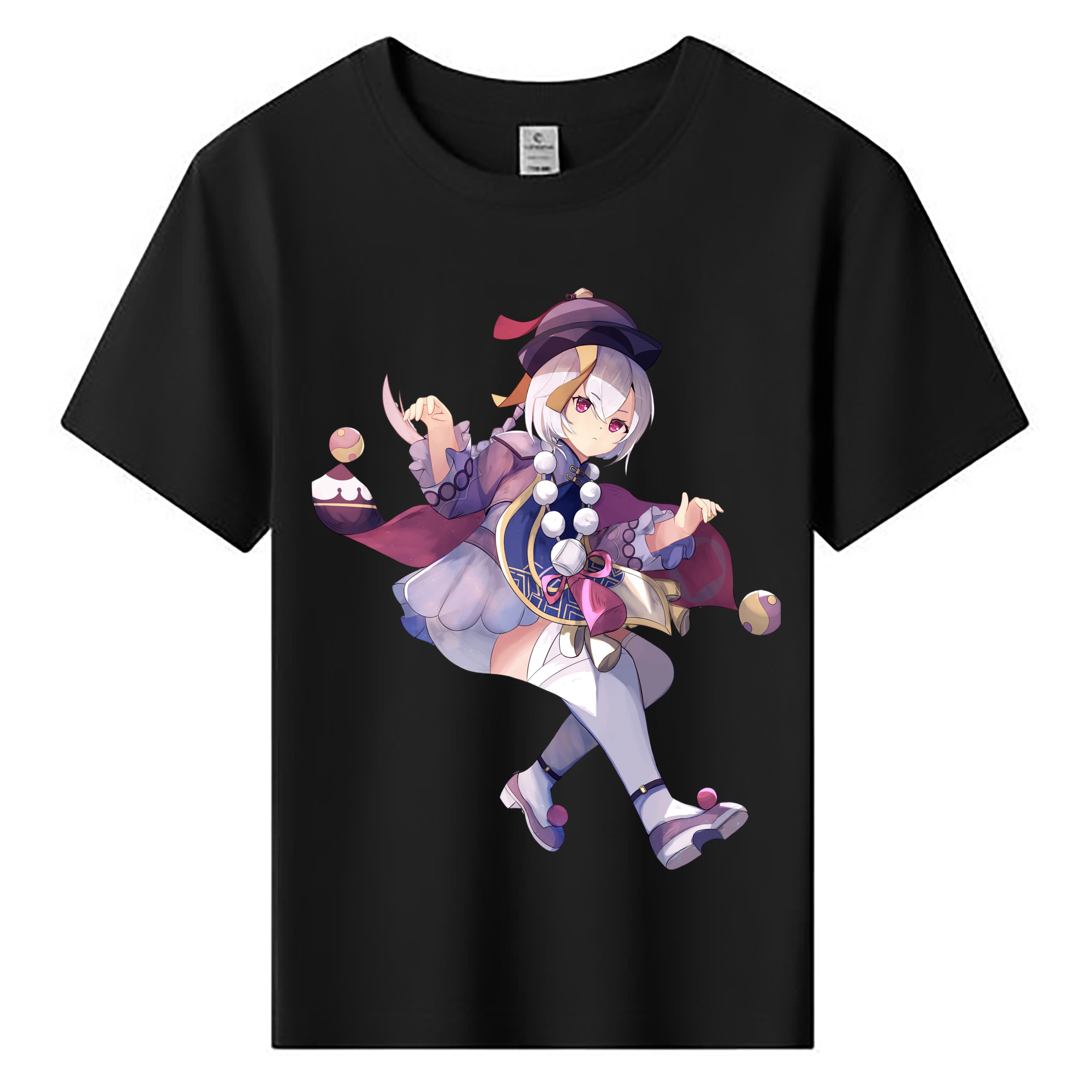 げんし神 七七 なな  genshin Nana 綿100％キッズTシャツ（フロントプリント）