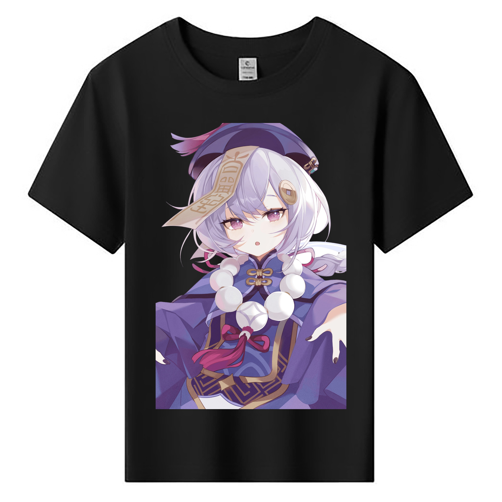 げんし神 七七 なな  genshin Nana 綿100％キッズTシャツ（フロントプリント）