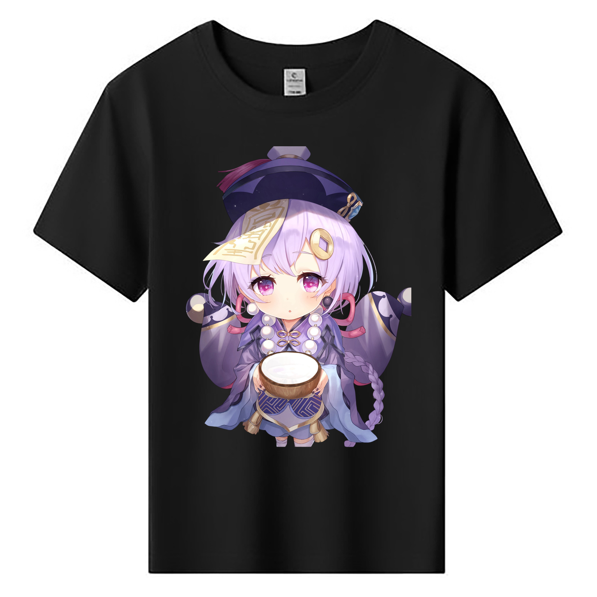 げんし神 七七 なな  genshin Nana 綿100％キッズTシャツ（フロントプリント）