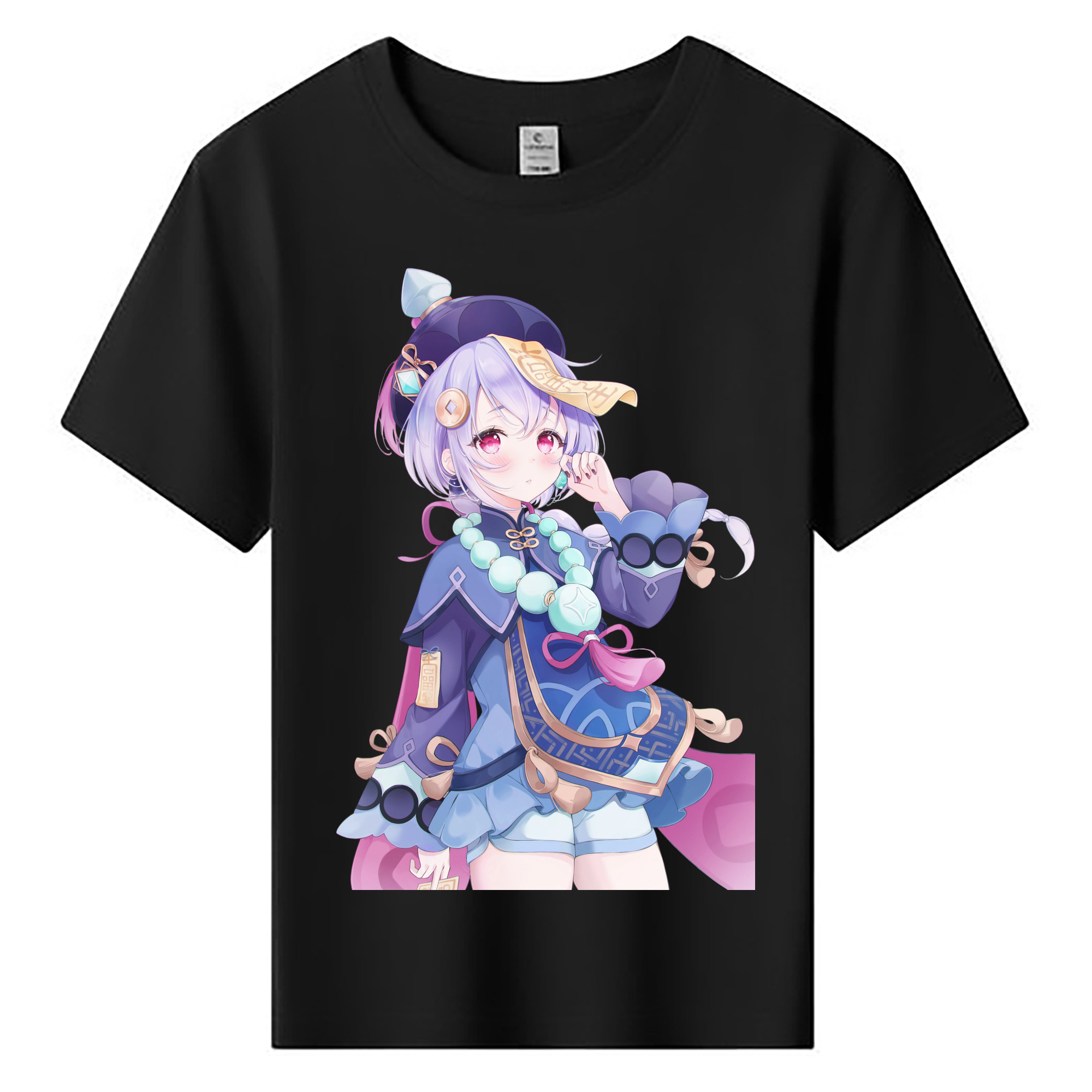 げんし神 七七 なな  genshin Nana 綿100％キッズTシャツ（フロントプリント）