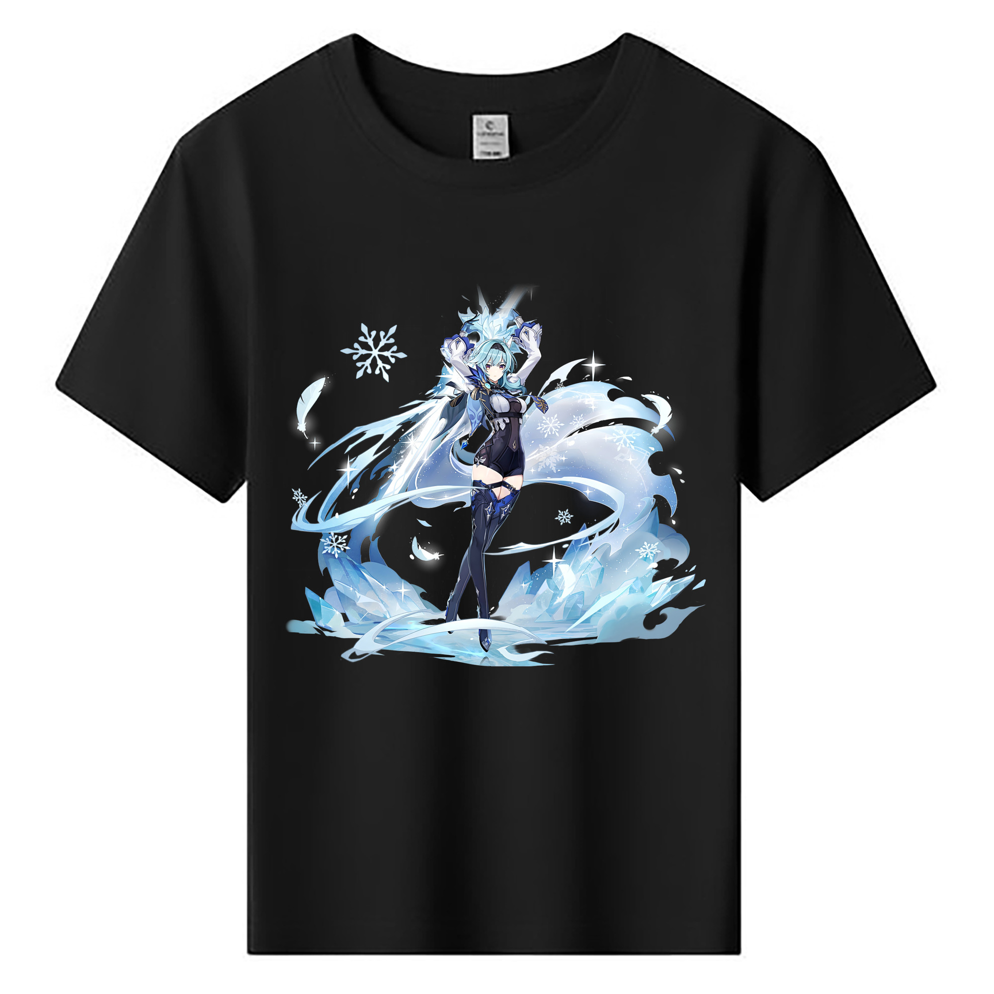 げんし神 优菈 ゆうら genshin Yūra 綿100％キッズTシャツ（フロントプリント）